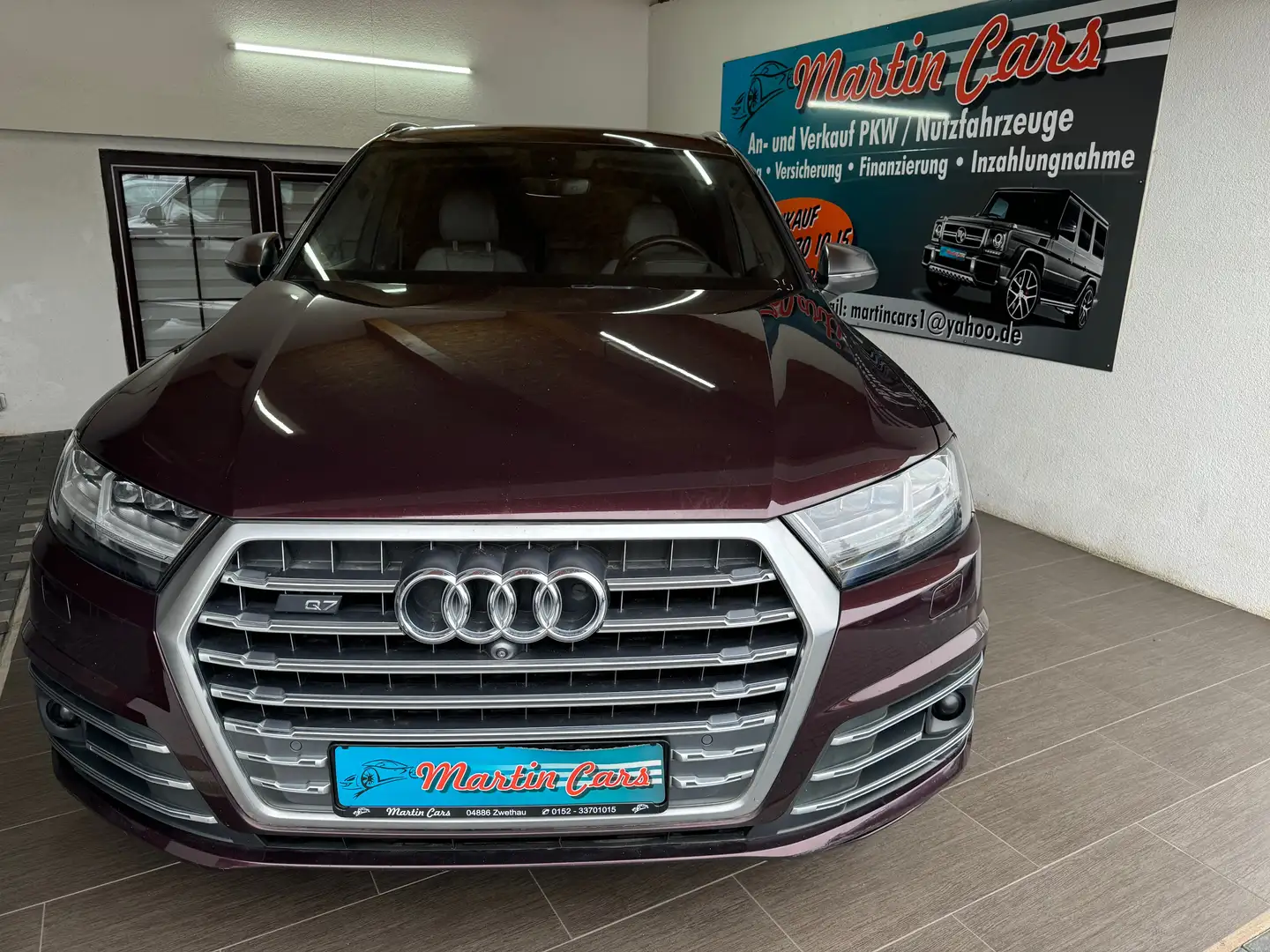 Audi SQ7 Standheiz NightVis MotorSound EURO6b 7-Sitz HeadUP Violett - 2