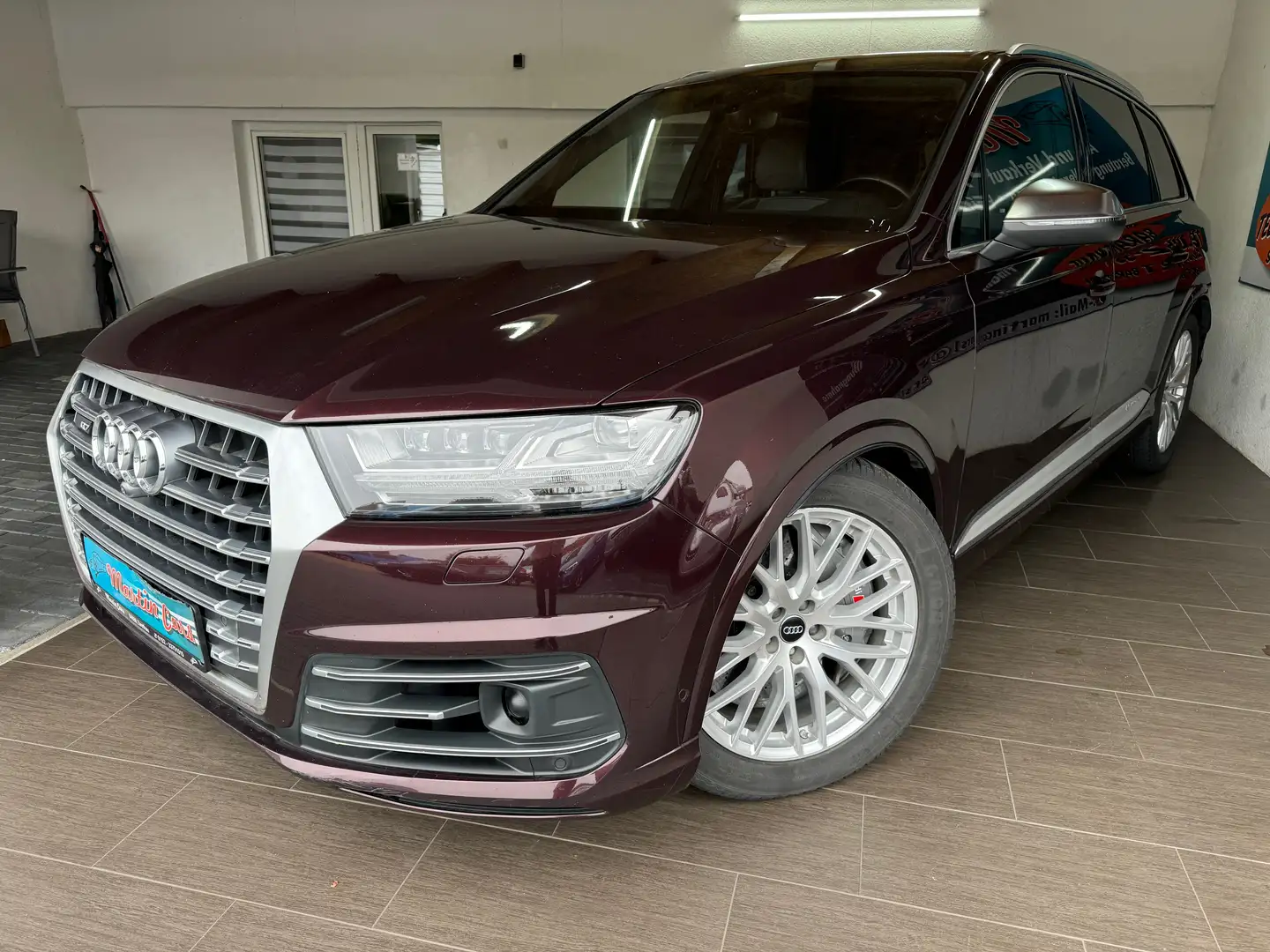 Audi SQ7 Standheiz NightVis MotorSound EURO6b 7-Sitz HeadUP Violett - 1