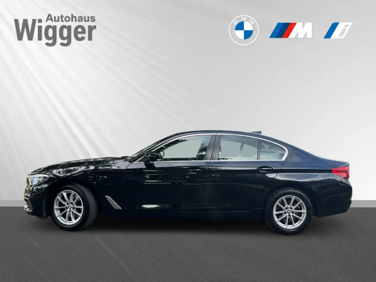 BMW 520 i Limousine/AHK/Navigation/Soundsystem/LED Zwart - 2