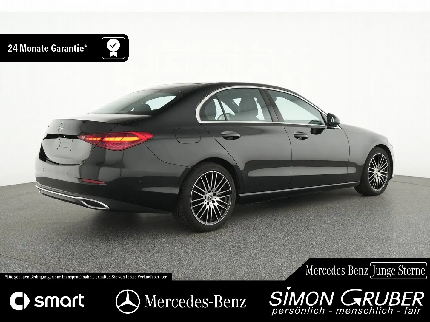 Mercedes-Benz C 200 d Avantgarde Int/Ext Ambi+ MBUX Memory LED Schwarz - 2