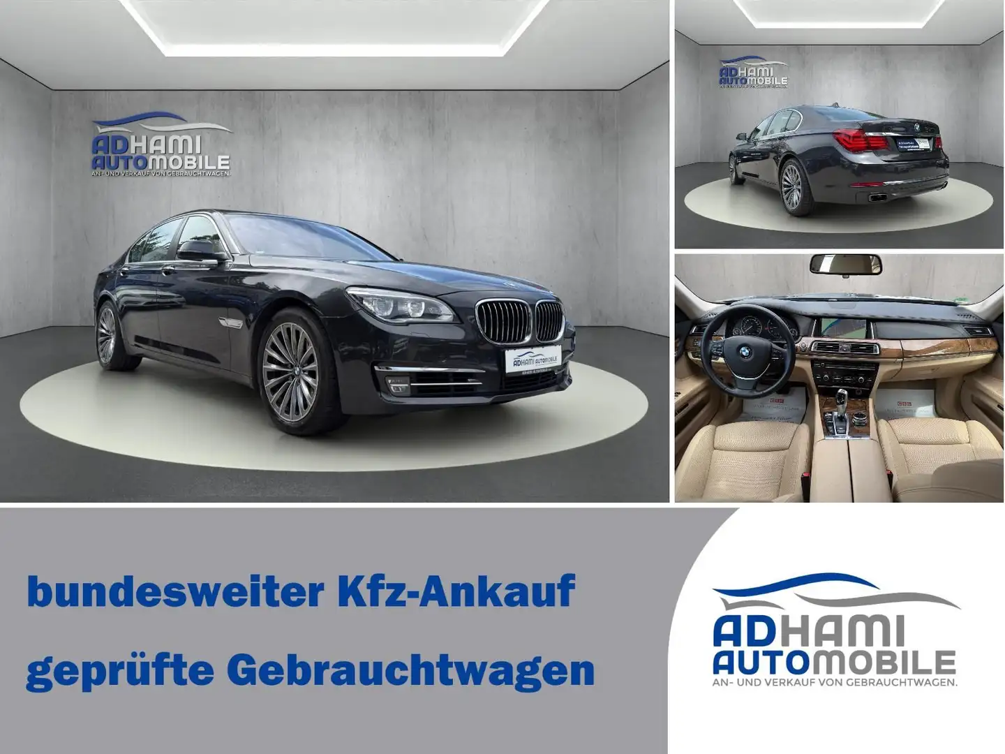 BMW 750 i xDrive/2.HAND/BEIGE/MEGA-AUSSTATTUNG!!! Серый - 2