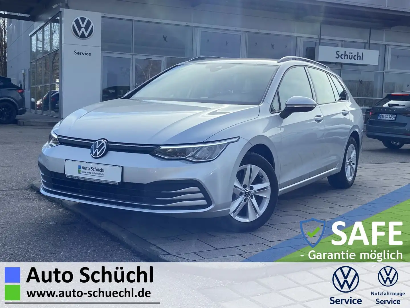 Volkswagen Golf Variant 2.0 TDI LIFE NAVI+LED+APP-CONNECT+A Silber - 1