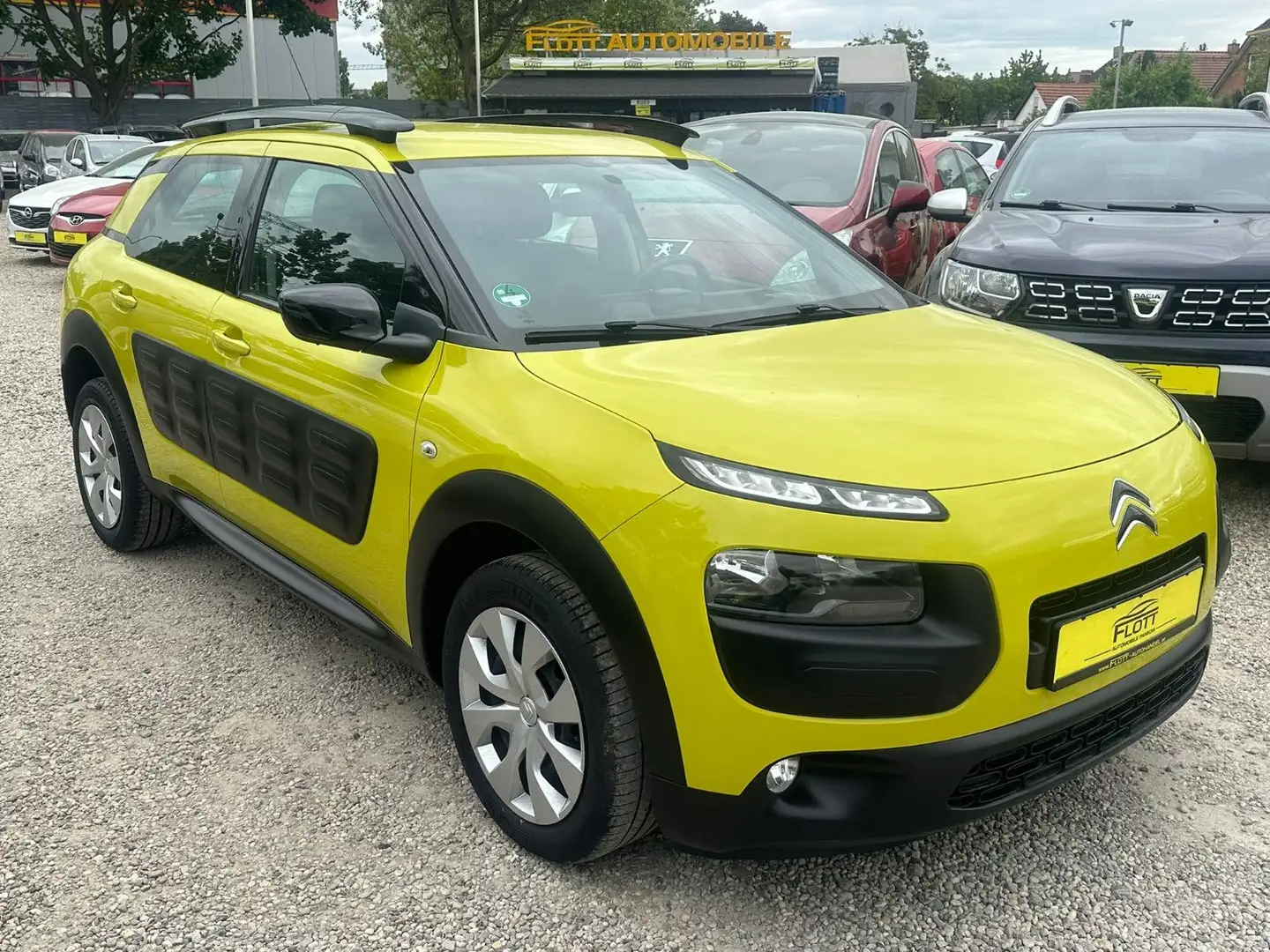 Citroen C4 Cactus Feel 1.6HDI*Klimaaut*R-Kamerra*TÜV NEU Gelb - 1