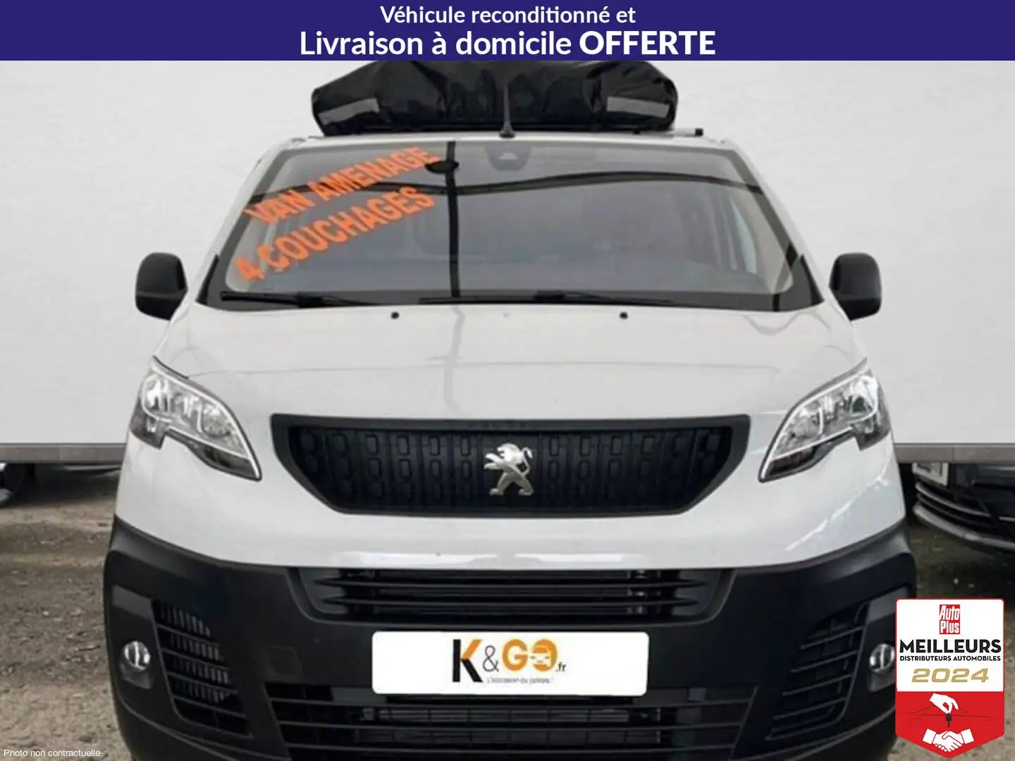Peugeot Expert Fgn tole standard 1.5 bluehdi 120 s\u0026s bvm6 as Blanc - 2