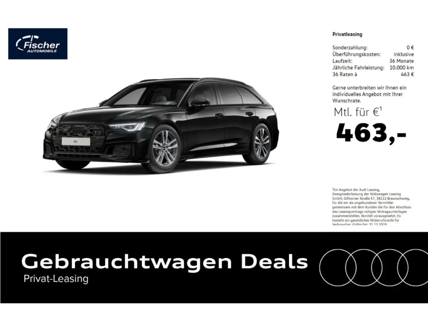 Audi A6 Avant 45 TDI quattro S line AHK/P-Dach/19'' Schwarz - 1