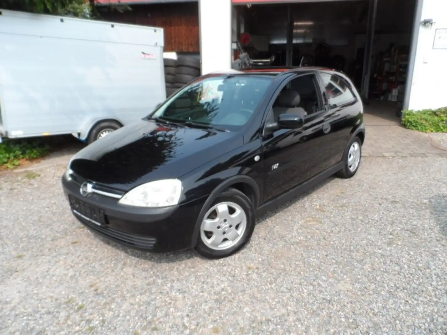 Opel Corsa 1.2 16V Njoy AUTOMATIK Schwarz - 1