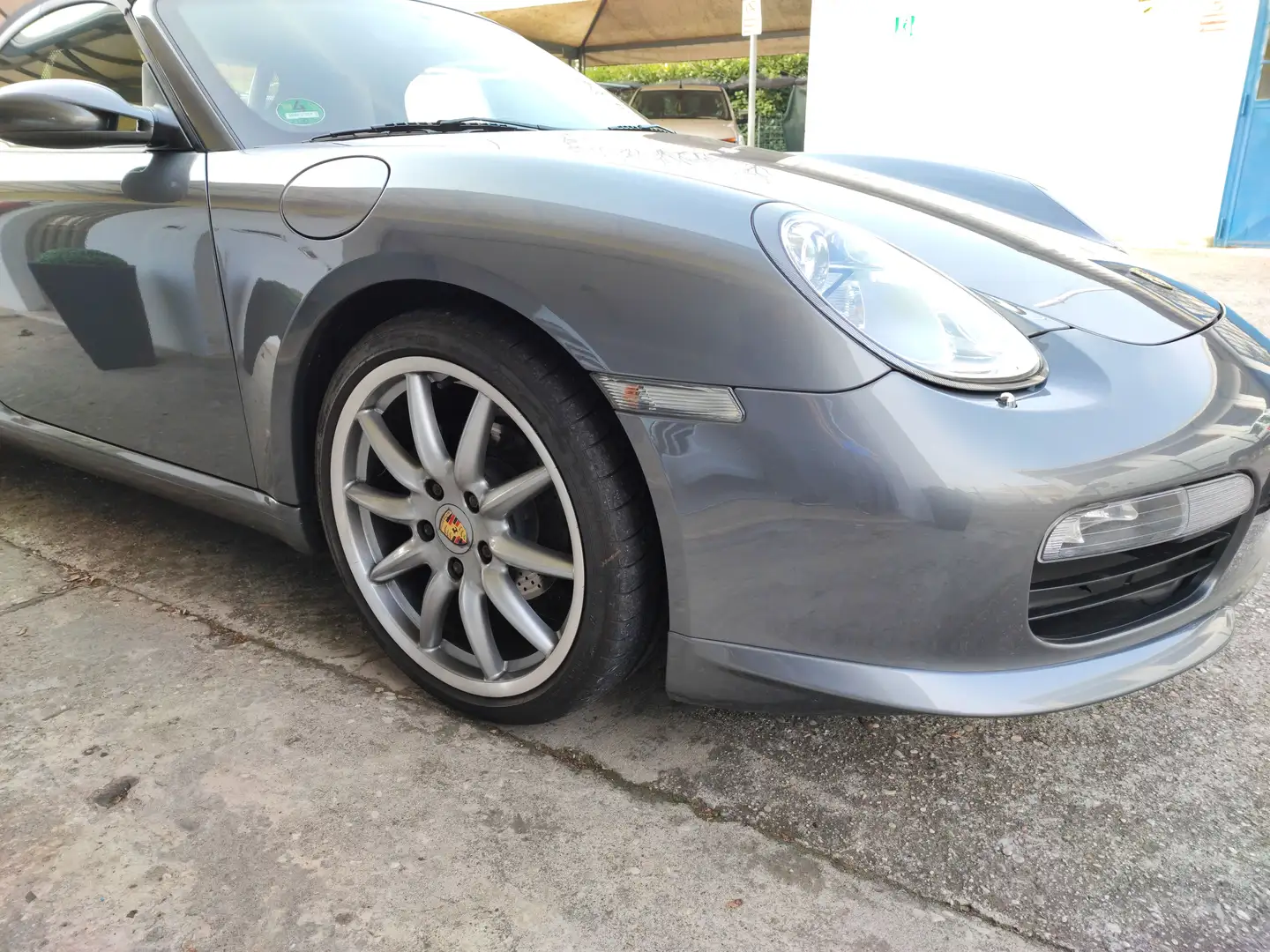 Porsche Boxster (987) Tagliandi Porsche-Pack Sport- Navi-Pelle Grijs - 1