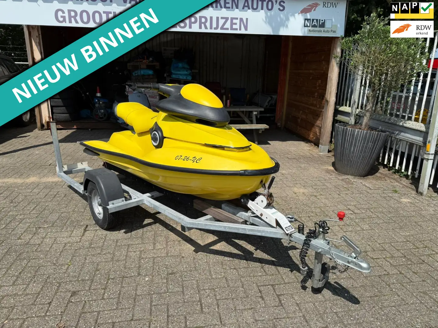 Diğerleri Seadoo Jetski Jetski NETTE WATERSCOOTER MET TRAILE Sarı - 1