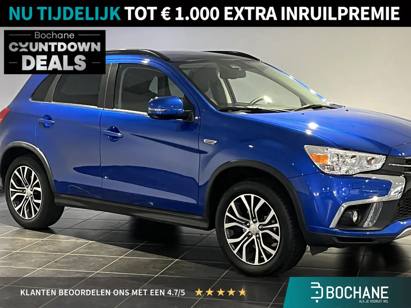 Mitsubishi ASX 1.6 Cleartec Instyle | Panoramadak | Blauw - 1