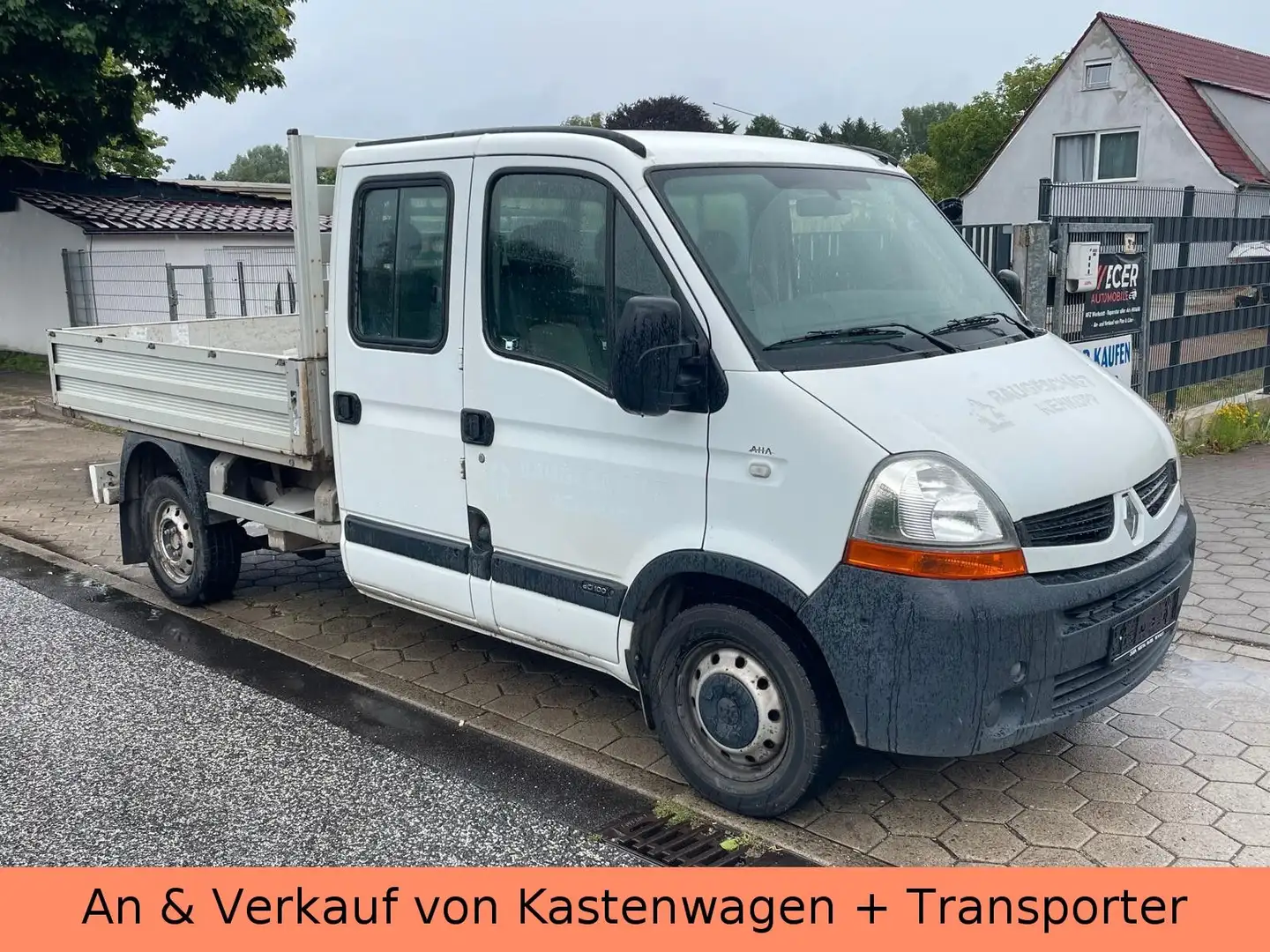 Renault Master II Phase 2 DoKa Pritsche*TÜV*KLIMA*7SITZE Biały - 1