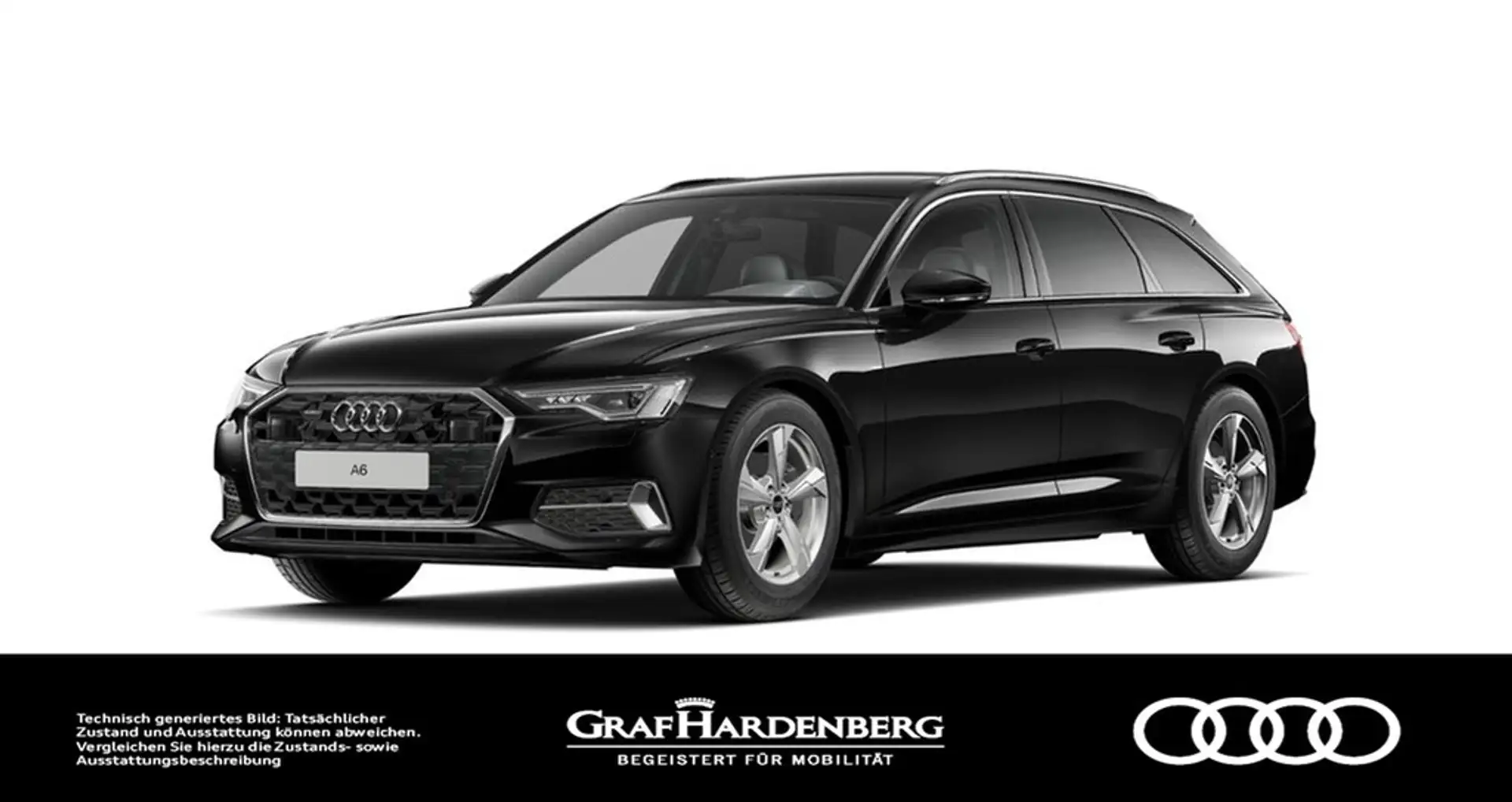 Audi A6 Avant 40 TDI quattro . LED Navi ACC AHK Pano + Kos Schwarz - 1