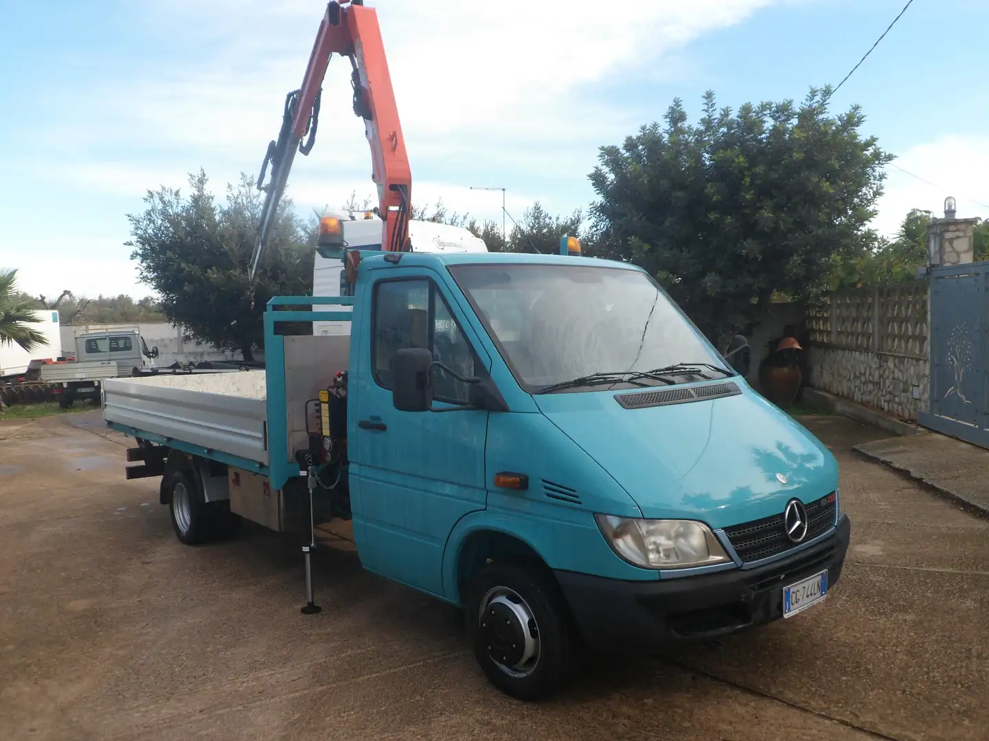 Mercedes-Benz Sprinter cassone fisso con gru Vert - 2