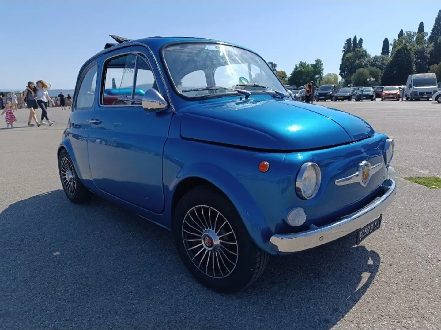 Fiat 500 Blauw - 2