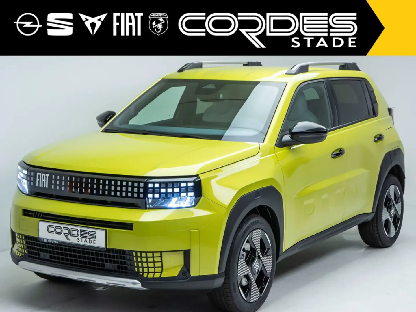Fiat Grande Panda Hybrid 1.2 eDCT La Prima Automatik Navi PDC (NW100 Geel - 2