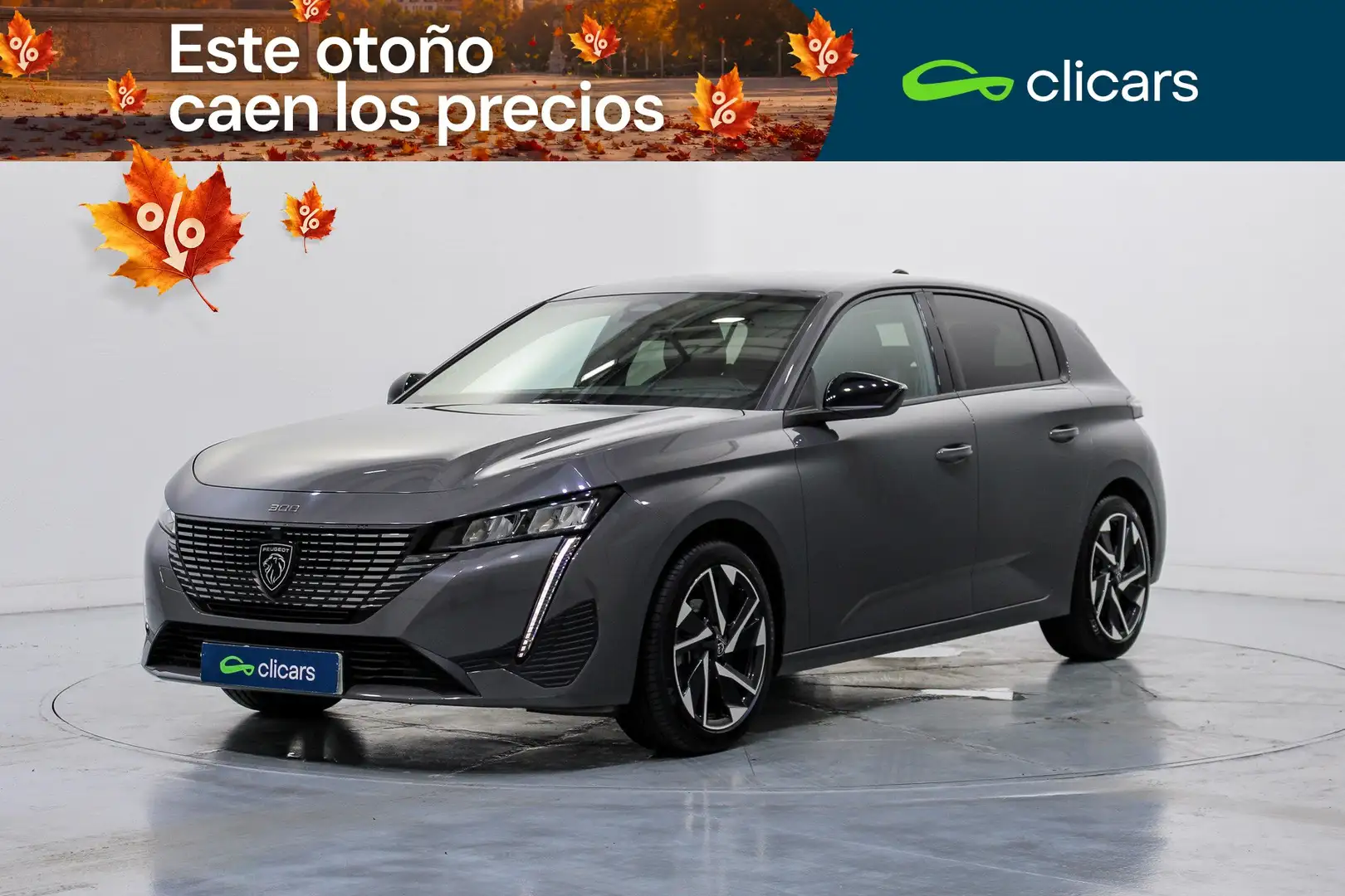 Peugeot 308 1.2 PureTech S&S Allure 130 Gris - 1