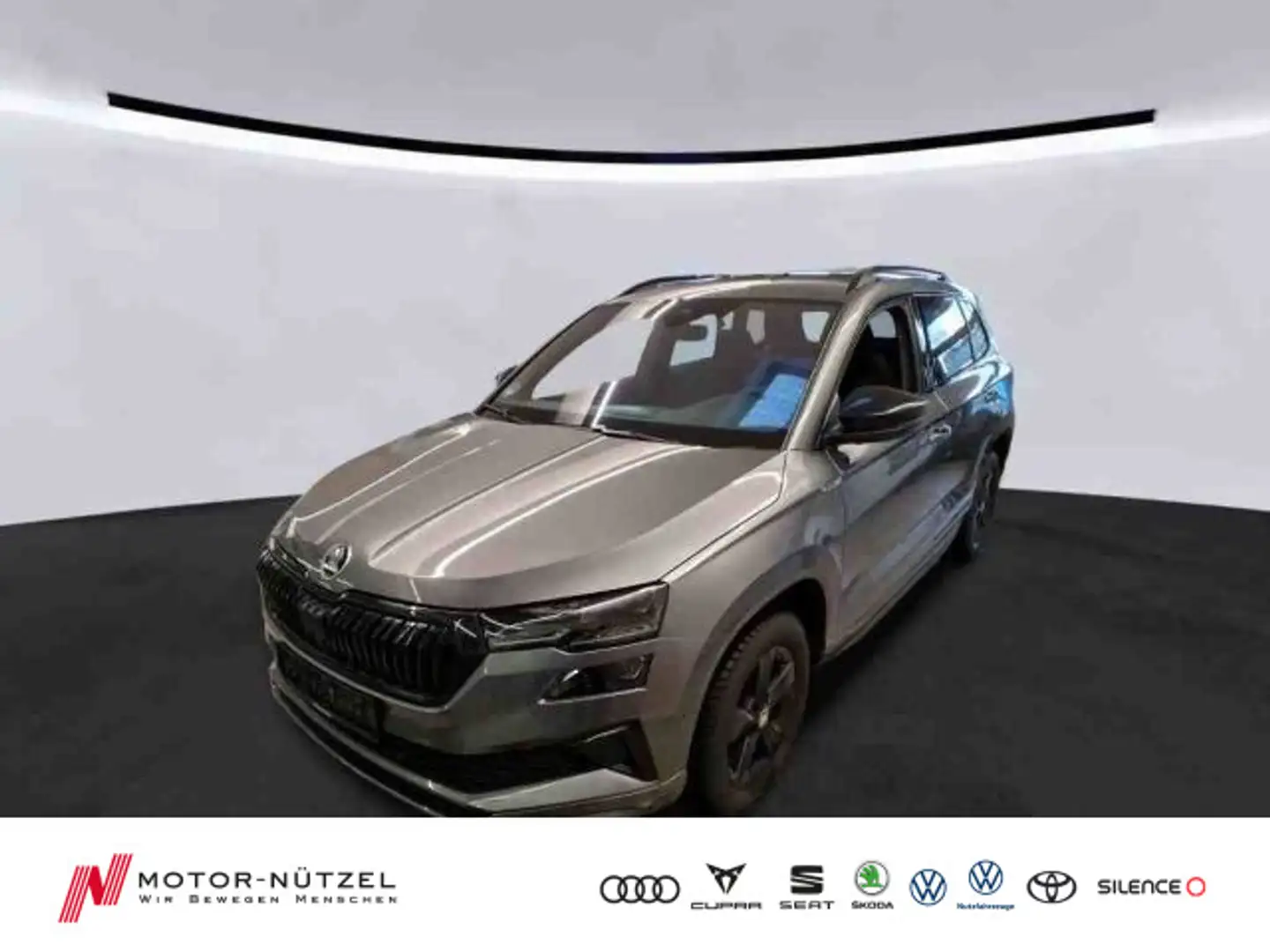Skoda Karoq 2.0 TSI DSG 4x4 SPORTLINE MATRIX+NAVI+ACC Grau - 1