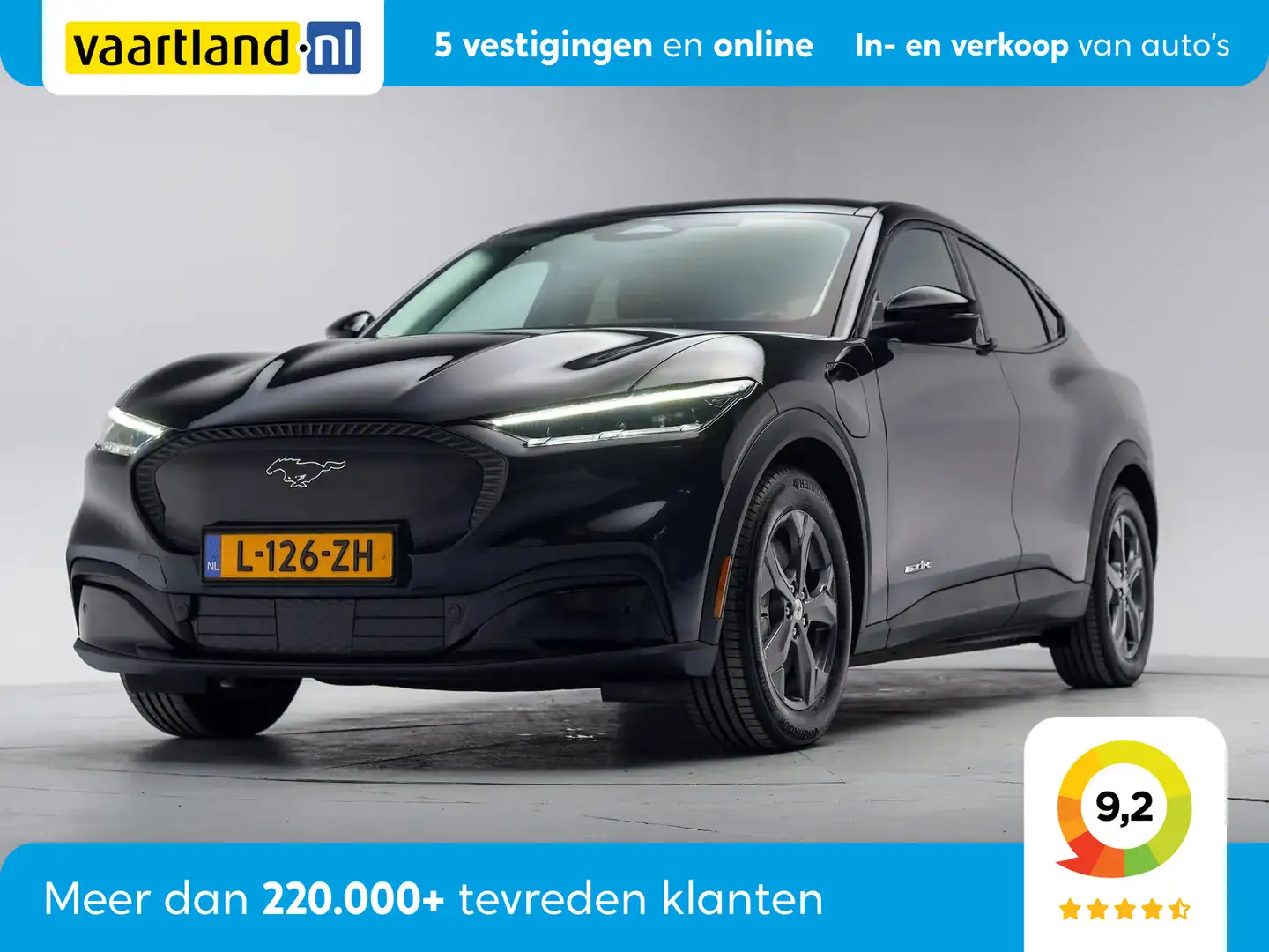 Ford Mustang Mach-E RWD 75 kWh [ Adapt.cruise Navi Camera Full LED ] Zwart - 1