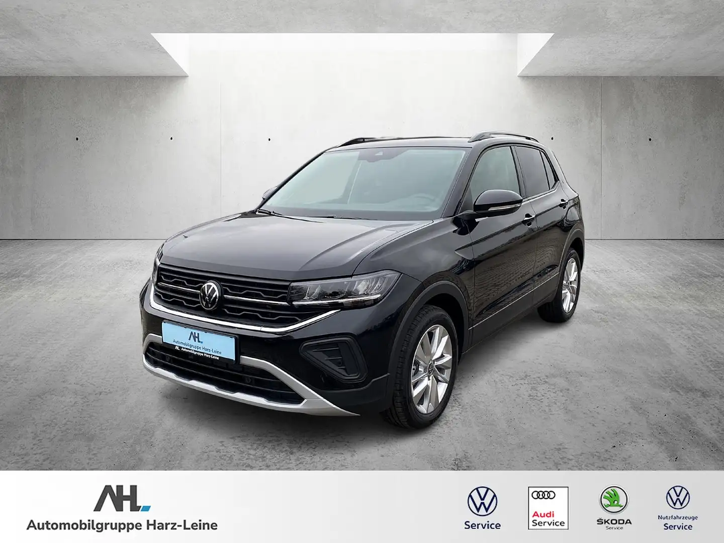 Volkswagen T-Cross 1.0 TSI "Life" DSG/AHK/RFK/SHZ/ACC/SIDE ASSIST/ Schwarz - 1