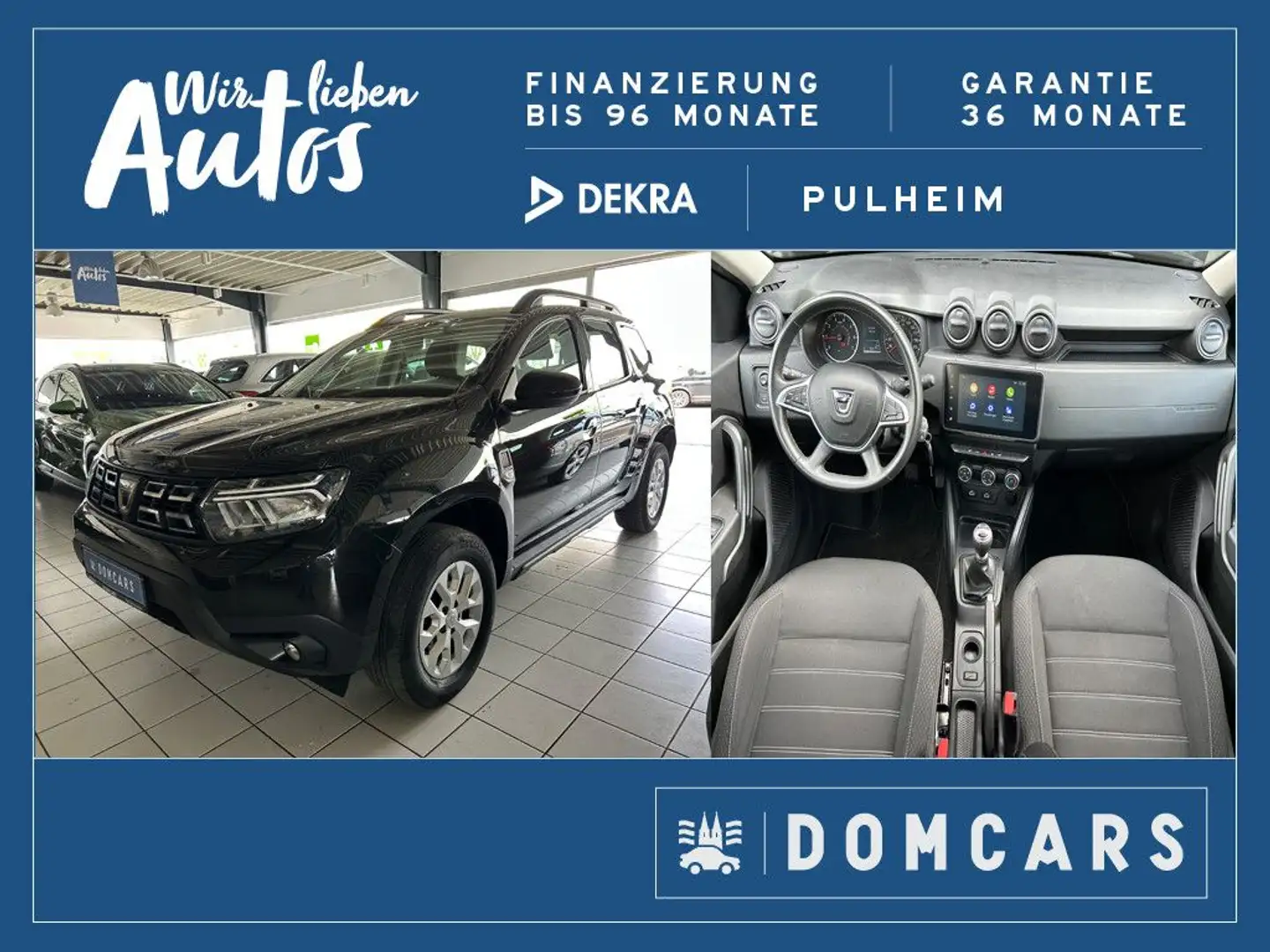 Dacia Duster II Comfort//BI-VALENT/GARANTIE/NAVI/ALU// Schwarz - 1