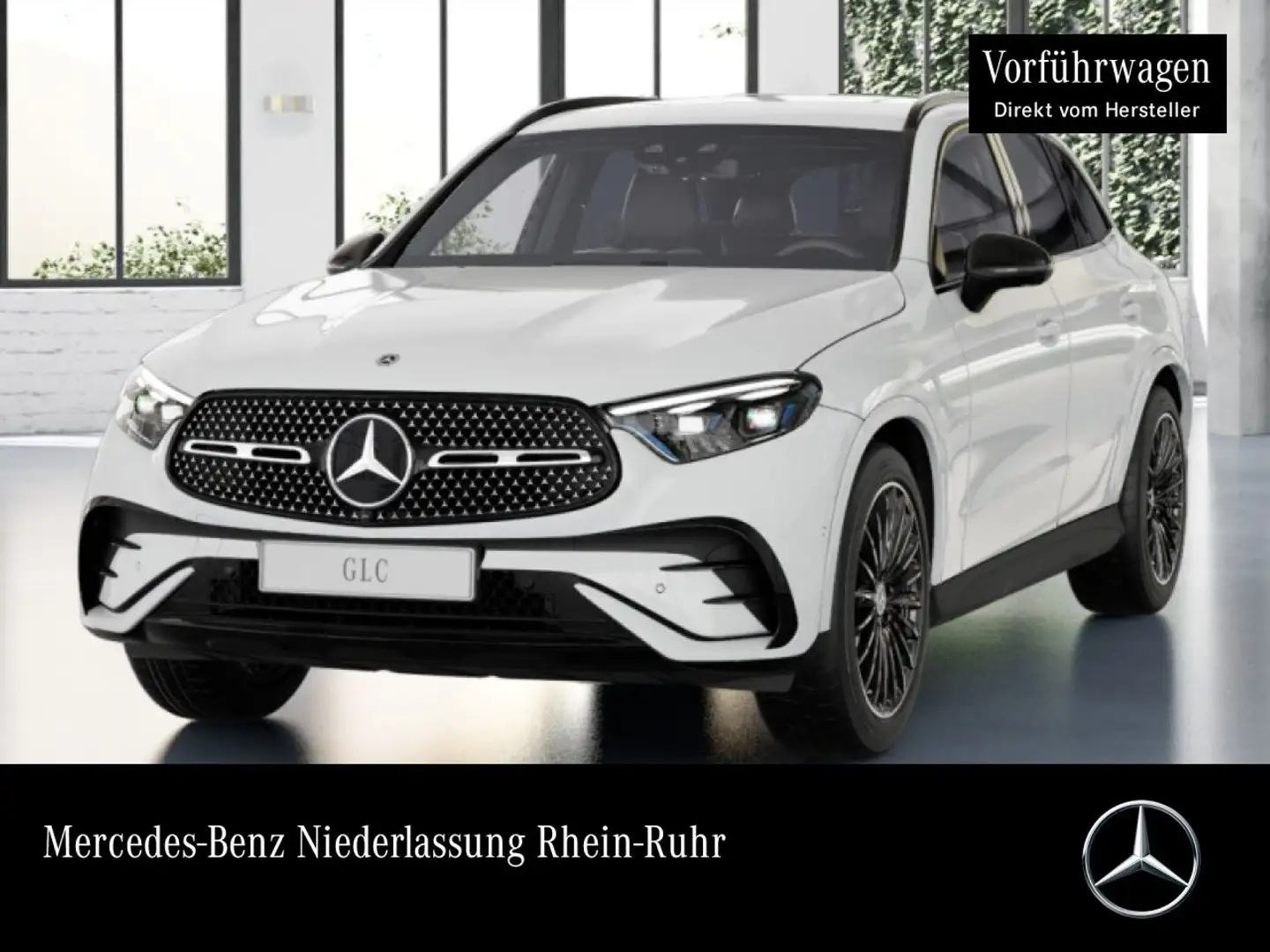 Mercedes-Benz GLC 220 d 4M AMG+NIGHT+360+AHK+BURMESTER+KEYLESS Weiß - 1