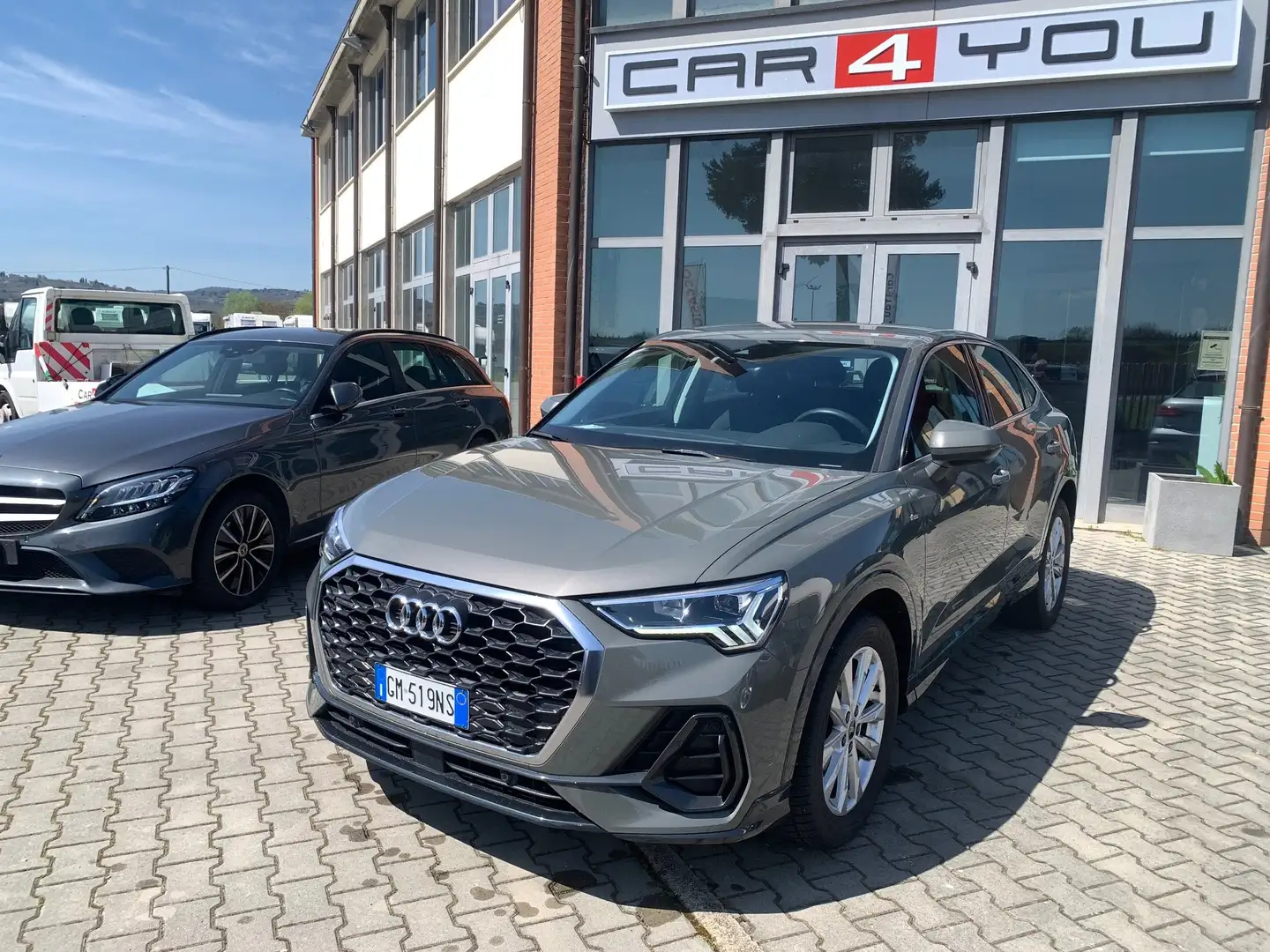 Audi Q3 Q3 Sportback 35 2.0 tdi S line Quattro stronic Grigio - 1
