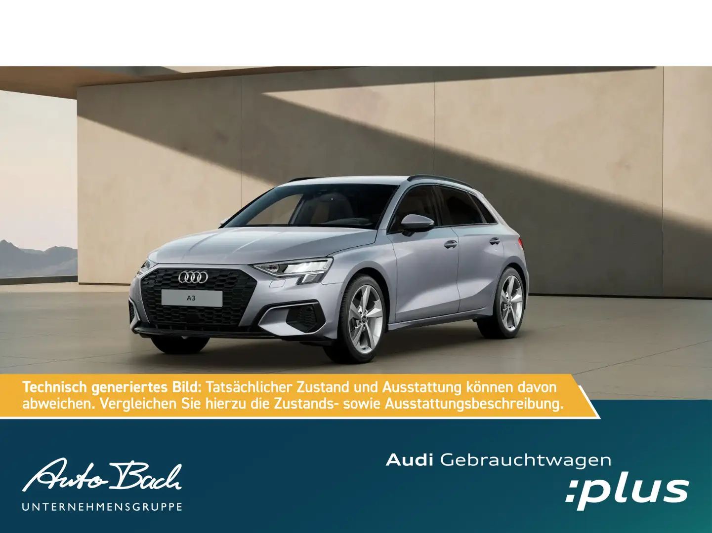Audi A3 Advanced 30TDI Stronic Navi LED ACC Silber - 1