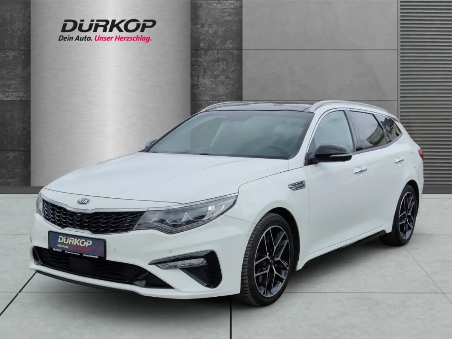 Kia Optima SW GT-Line 1.6 CRDI GT Line El. Panodach Navi Soun Blanc - 1