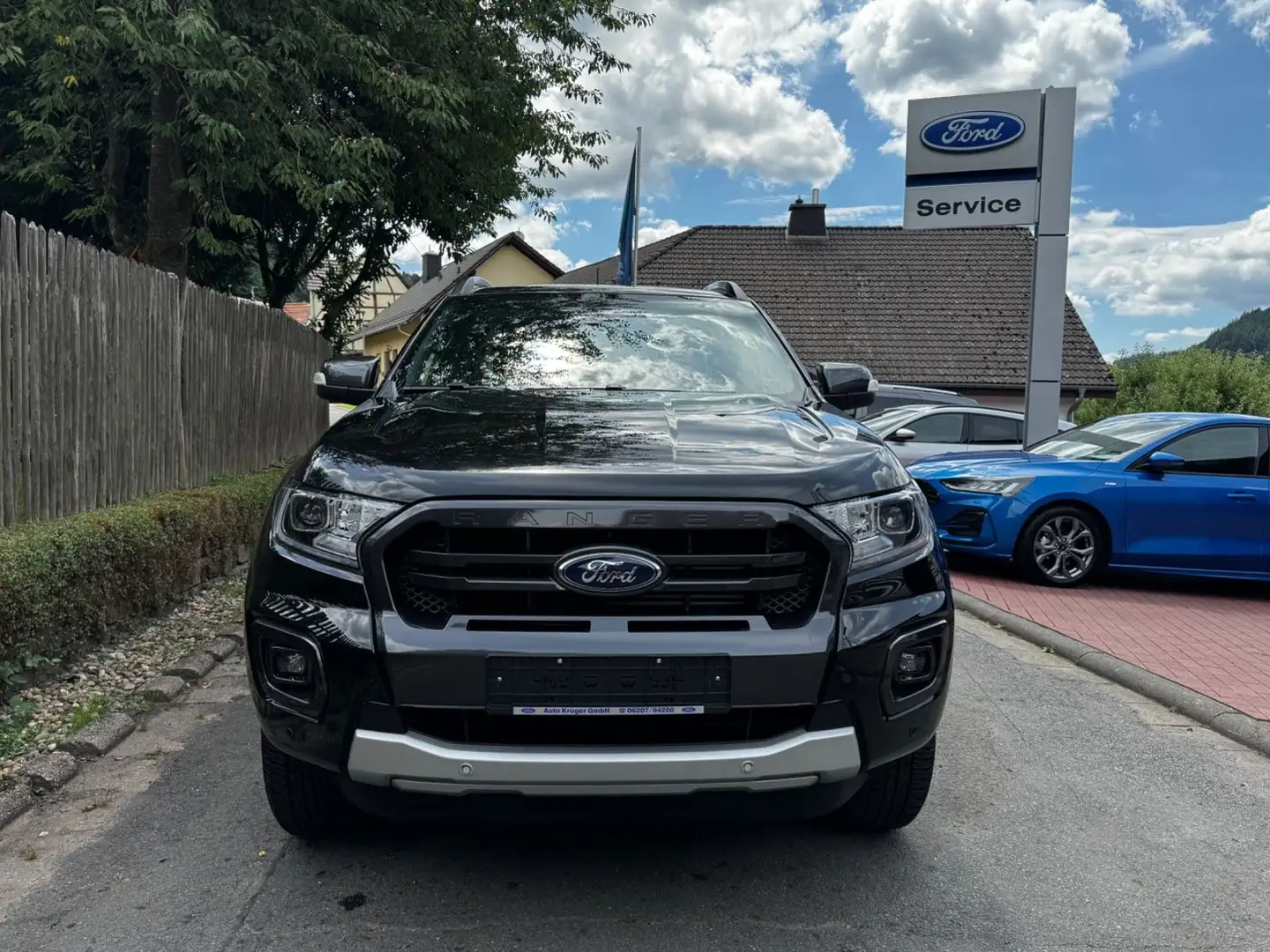 Ford Ranger Wildtrak DoKa 4x4 Aut.*NAVI*AHK*ROLLO*LED Schwarz - 2
