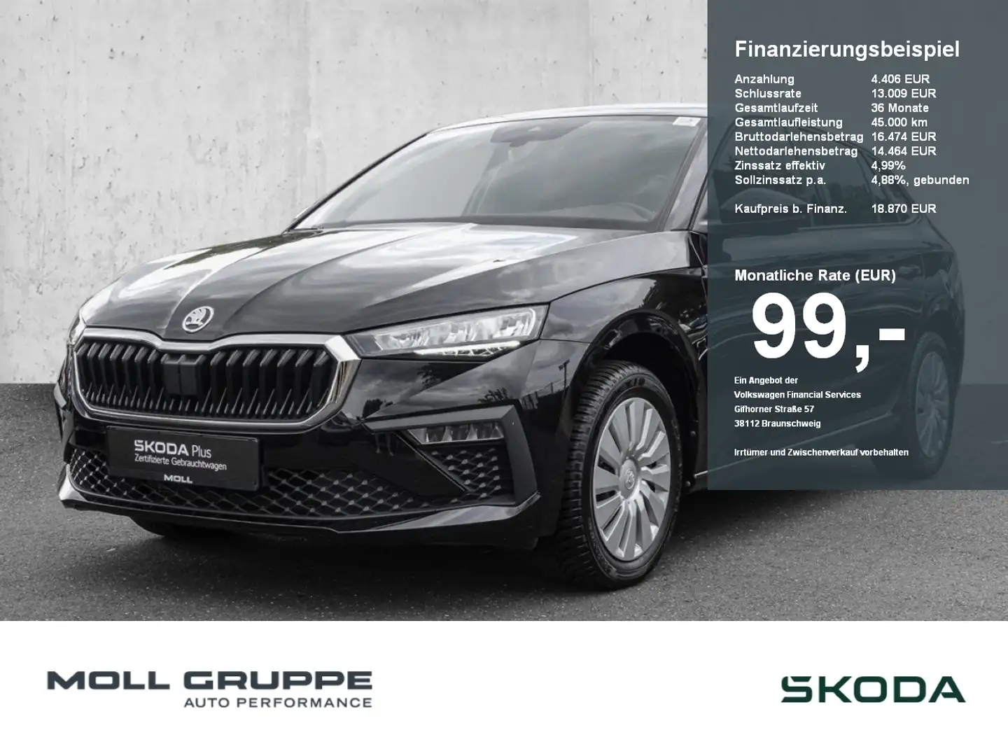 Skoda Scala 1.0 TSI Essence DYNLICHT FLA LED PDC SHZ Noir - 1