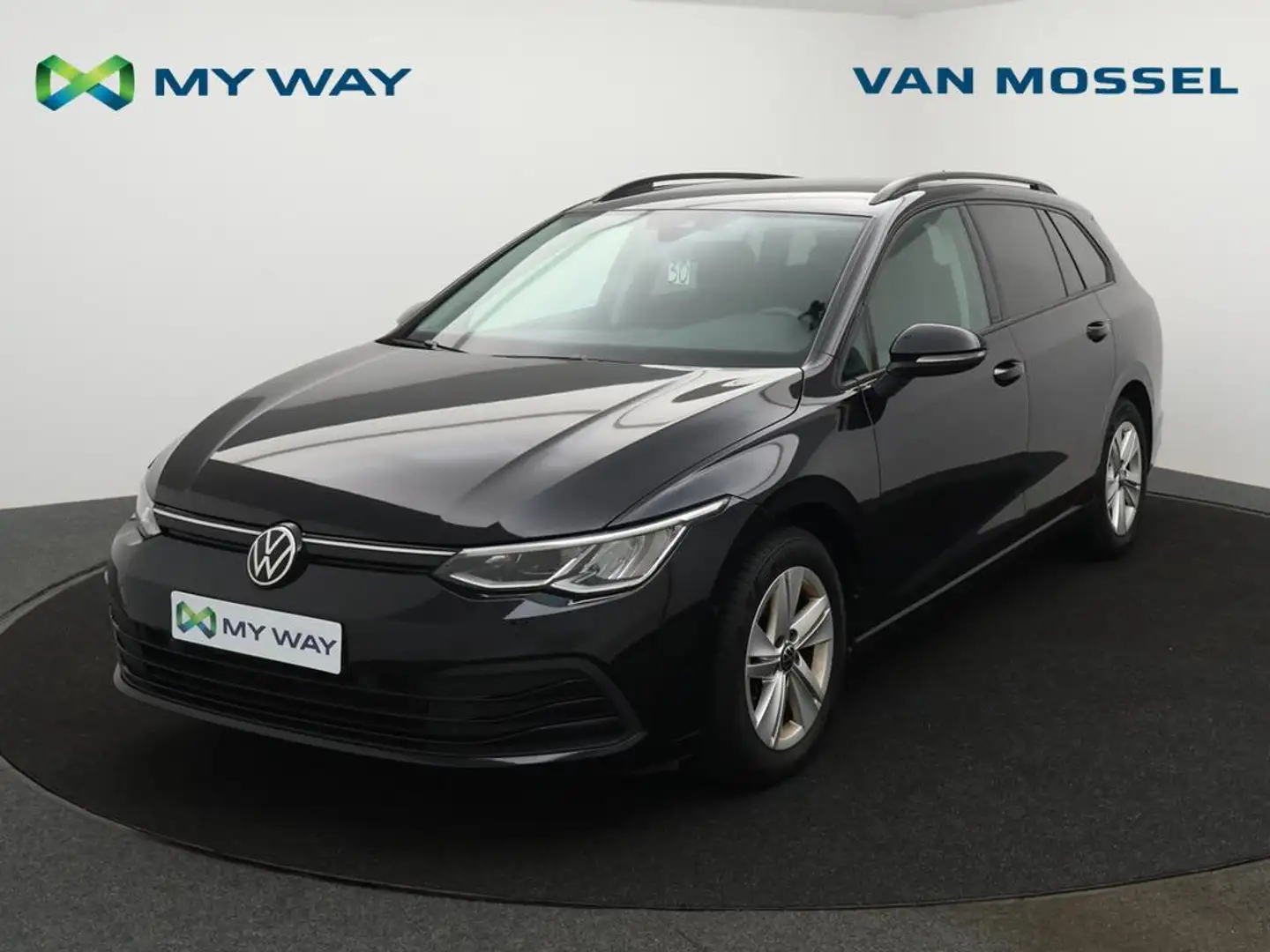 Volkswagen Golf Variant Golf Variant Life 2.0TDI 115PK *AUTOMAAT*TREKHAAK*ADAPTIVE CRUISE*NAVI*APP CONNECT*DIGITAL DASHBOARD*BLTH*... Noir - 1