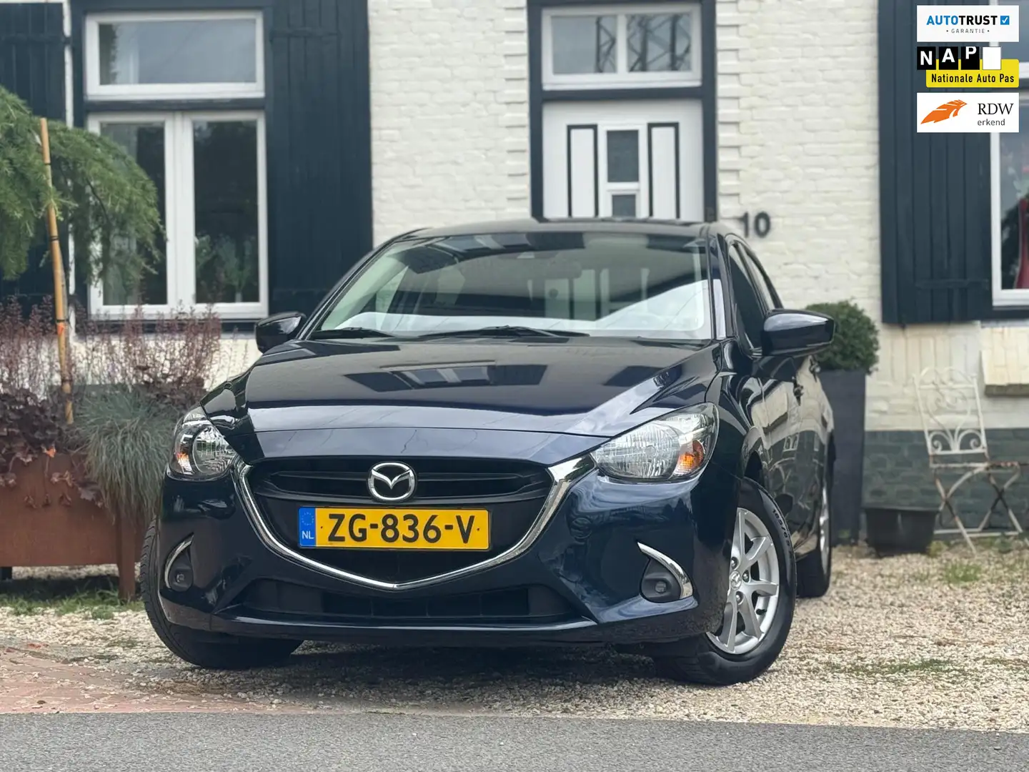 Mazda 2 1.5 Skyactiv-G Sport Selected|73DKM!|Navi|Bluetoot Blauw - 1