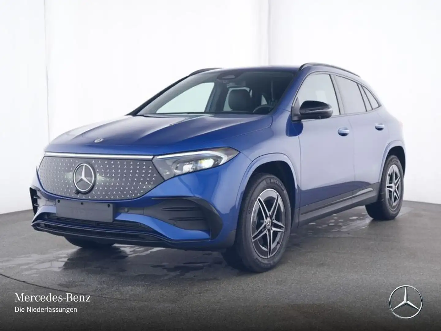 Mercedes-Benz EQA 300 4M AMG+NIGHT+PREMIUM+360+MEMORY+BURMESTER Albastru - 2