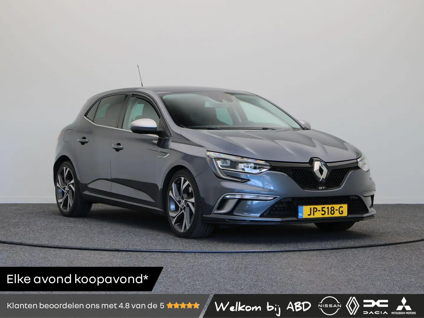 Renault Megane 1.6 TCe 205pk GT | Dealeronderhouden | 4-Control | Gris - 1