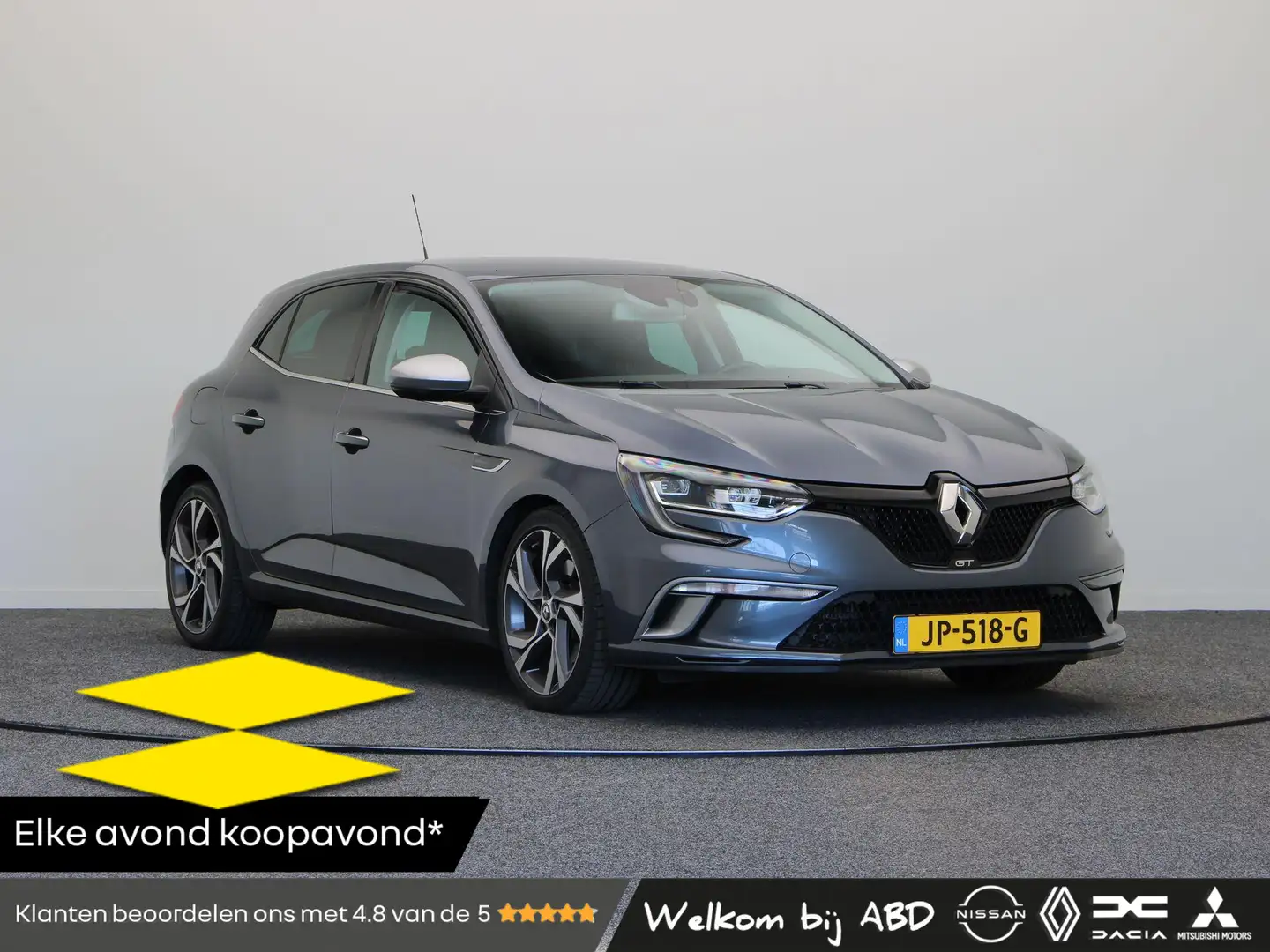 Renault Megane 1.6 TCe 205pk GT | Dealeronderhouden | 4-Control | Grigio - 1