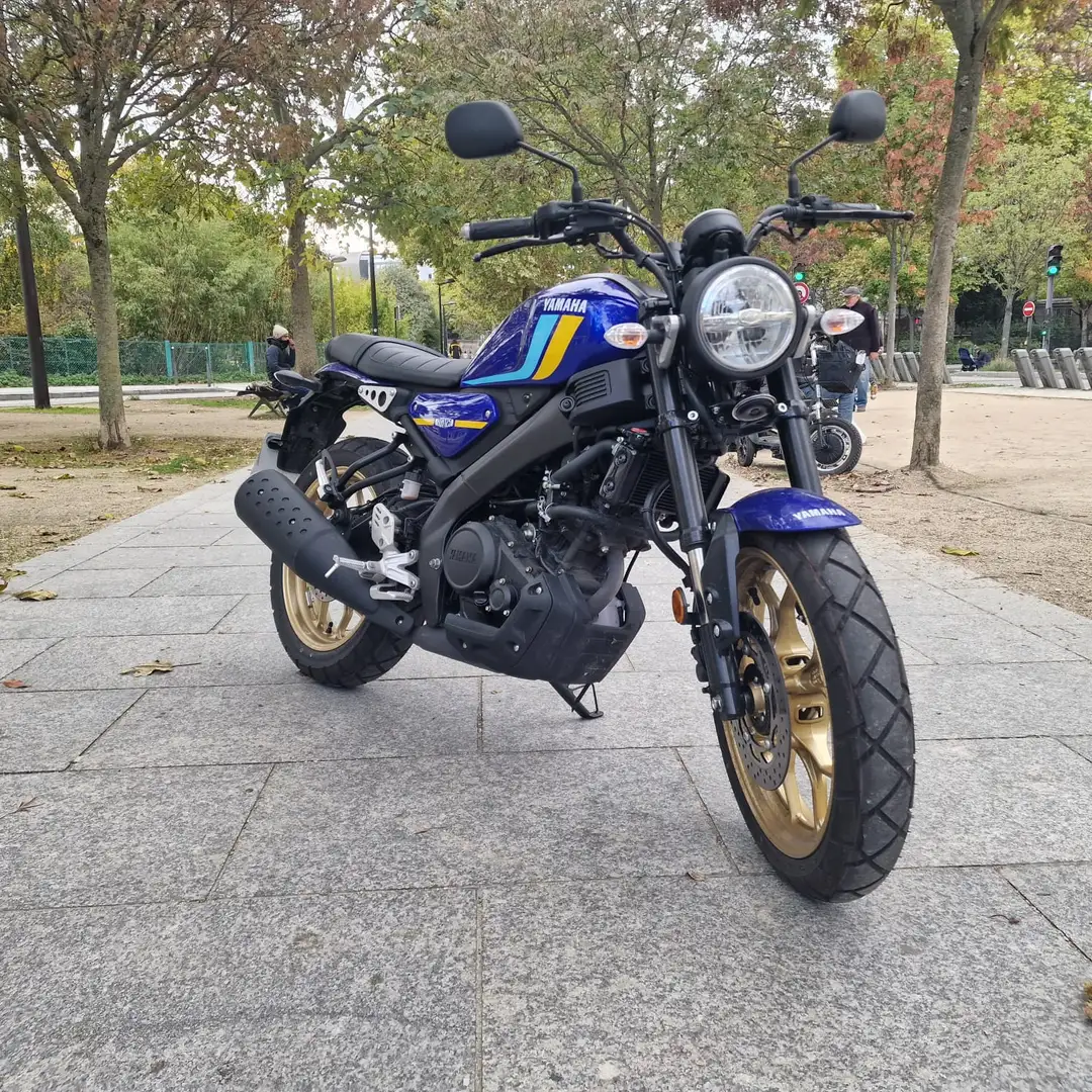 Yamaha XSR 125 Bleu - 1