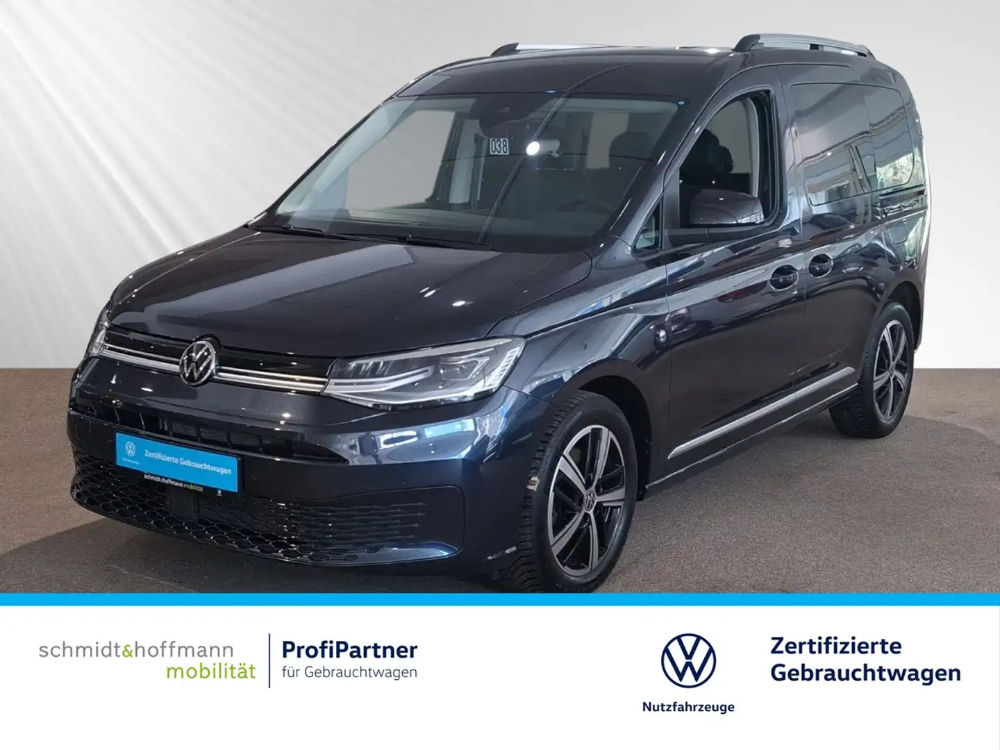 Volkswagen Caddy Style 2.0 TDI DSG Klima Navi Einparkhilfe Blau - 1