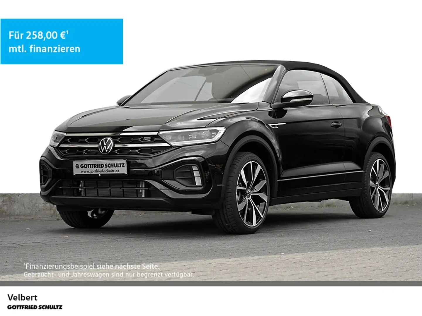 Volkswagen T-Roc Cabriolet R-Line Black Style SofortVerfügbar Noir - 1