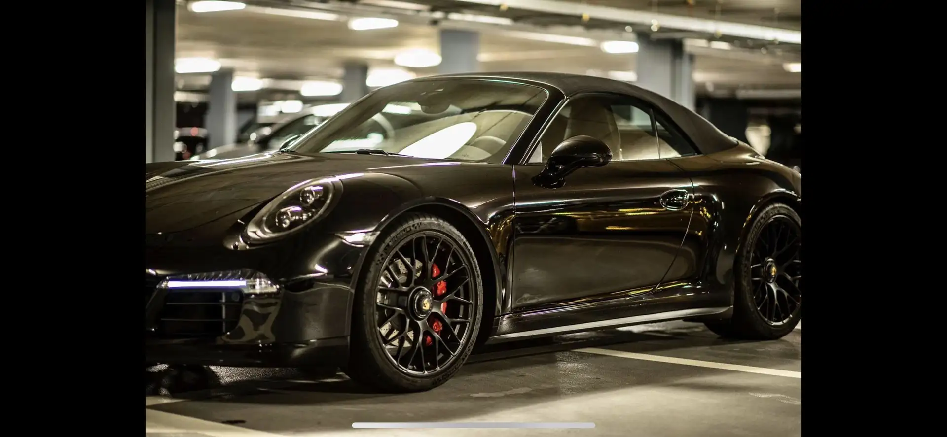Porsche 991 911-991.1 carrera 4 GTS cabriolet Zwart - 1