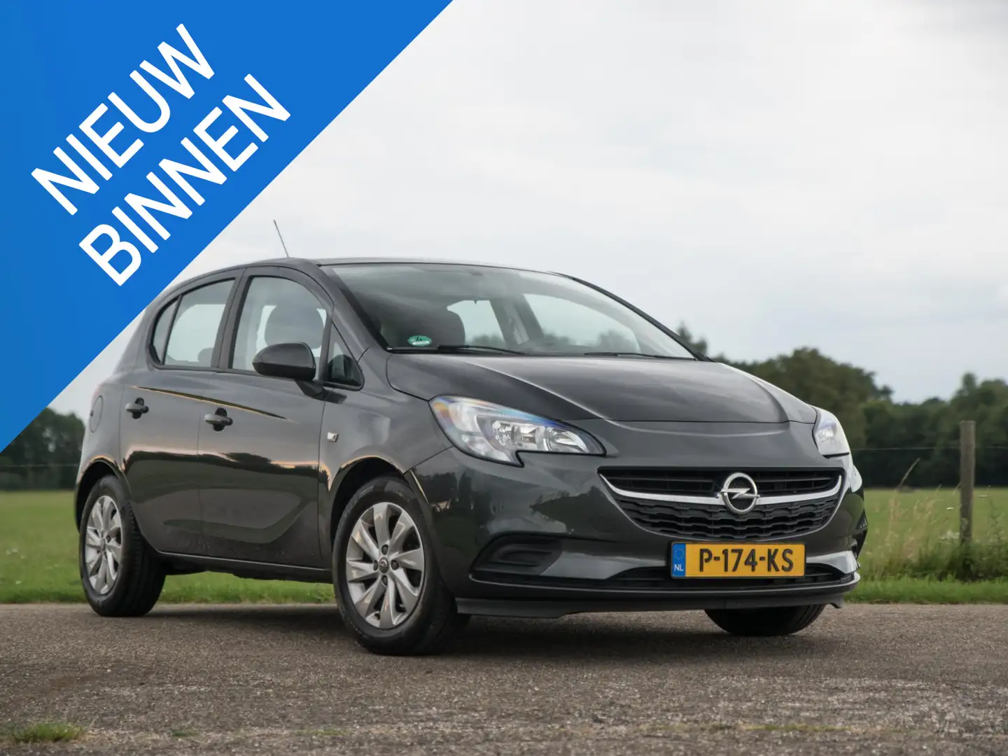 Opel Corsa 1.2 Bluetooth Airco Rijklaar Grijs - 1