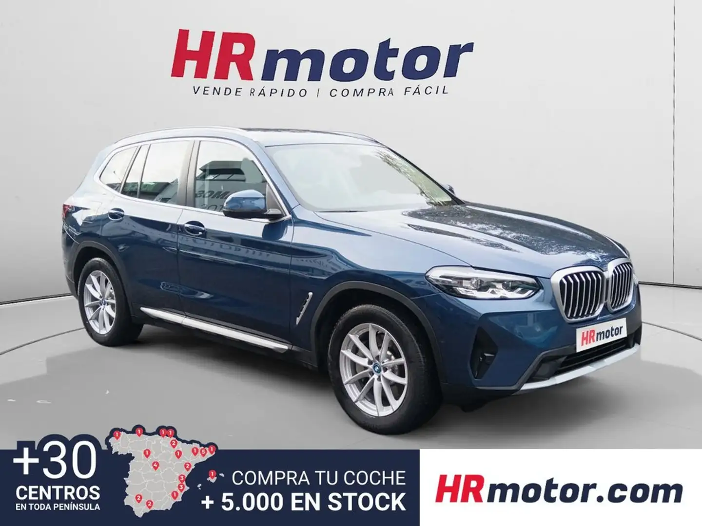 BMW X3 xDrive 30 e xLine Bleu - 1