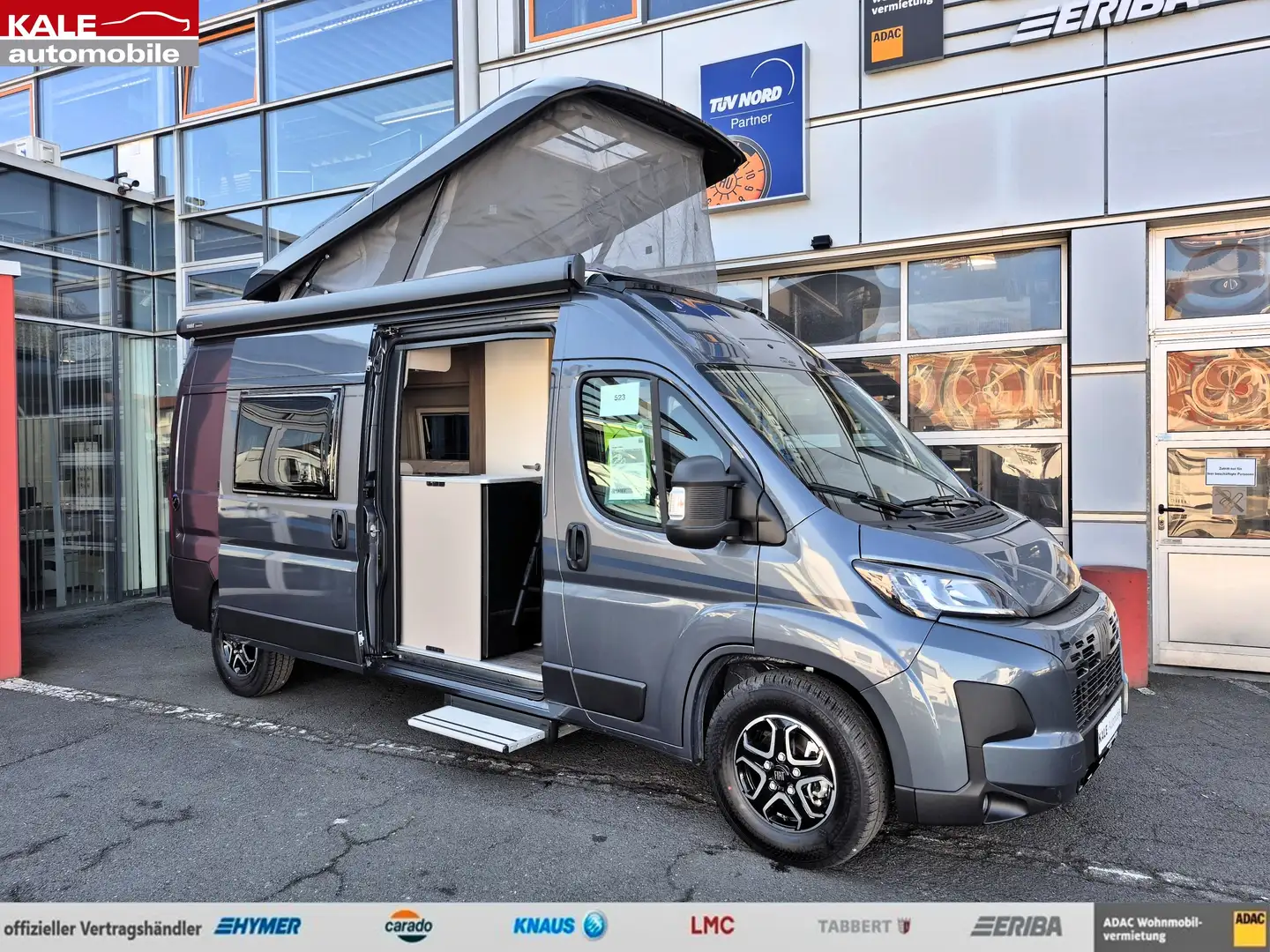 Fiat Ducato CV602*Automatik*Aufstelldach*Markise*Navi Szary - 1