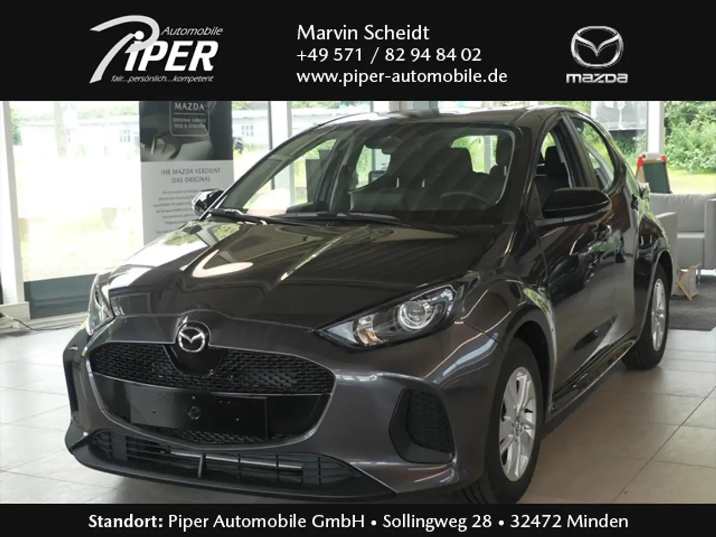 Mazda 2 Hybrid 1.5L Hybrid VVT-i 116 CVT FWD Centre-Line Gris - 1