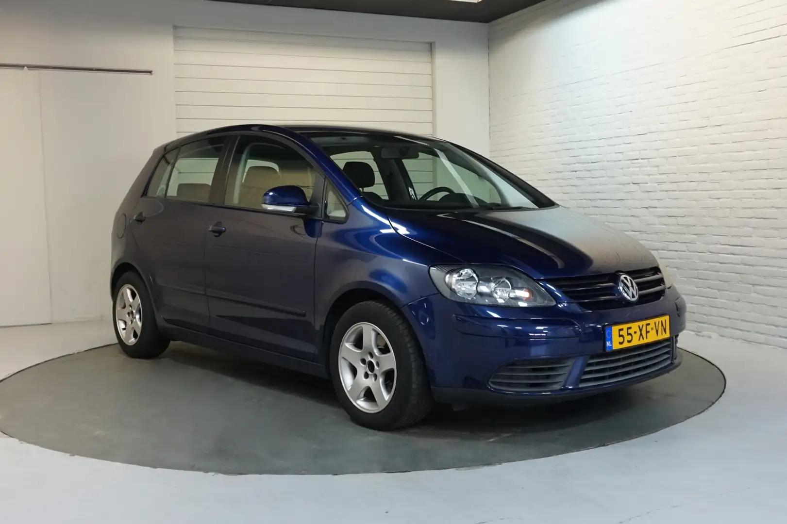 Volkswagen Golf Plus 1.6 FSI Optive 3 Airco ijskoud! | Elekt. ramen | C Blauw - 1