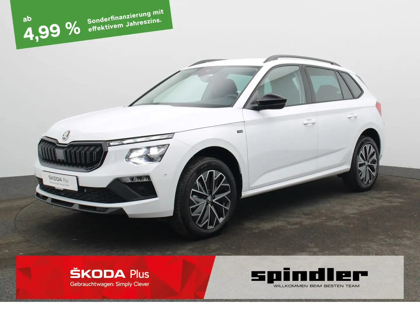 Skoda Kamiq Selection 1.0 TSI DSG / Matrix, ACC, AHK Weiß - 1