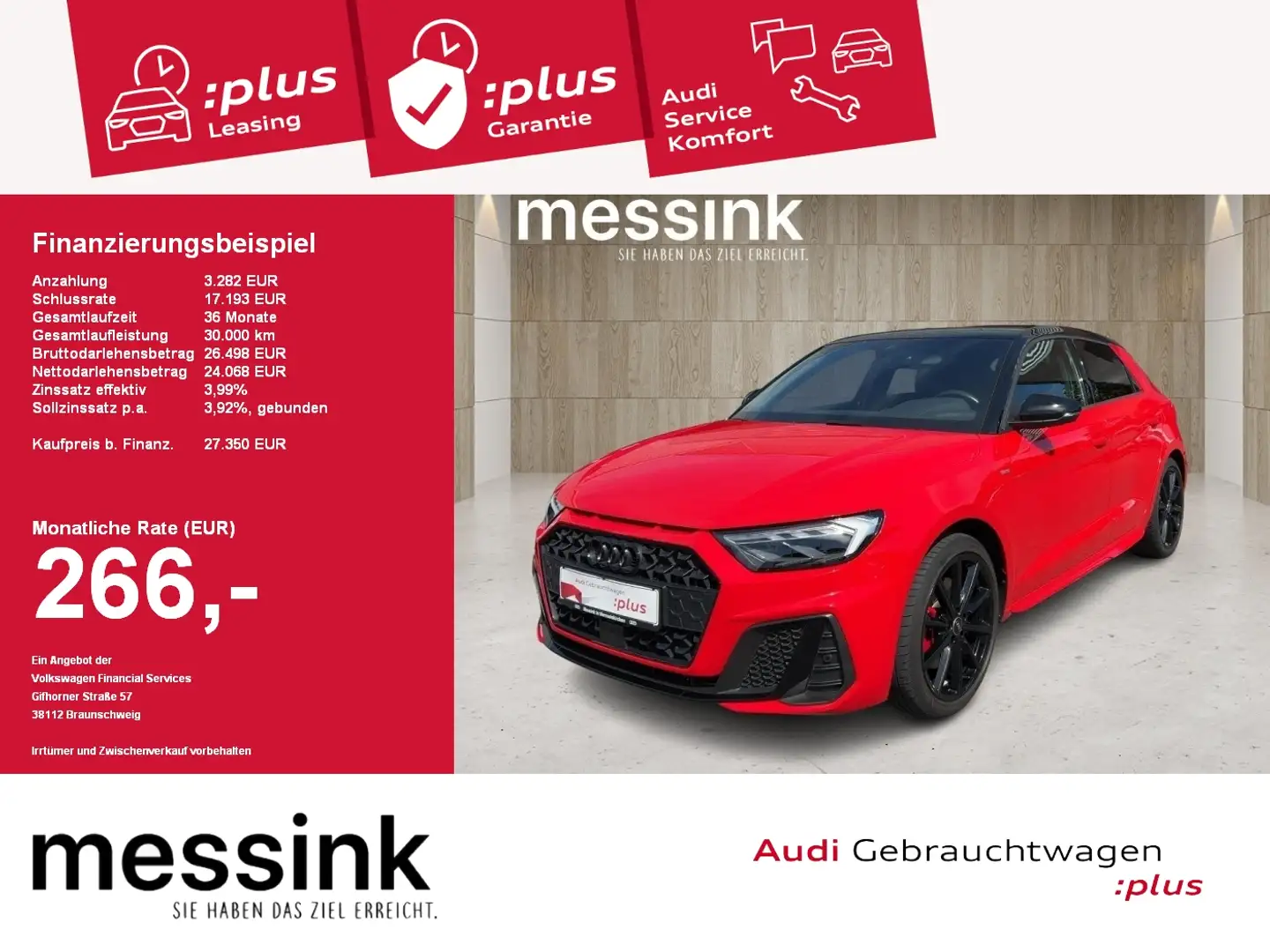 Audi A1 Sportback 35 TFSI S-Line *Navi*SHZ*LED* Ambiente* Rot - 1