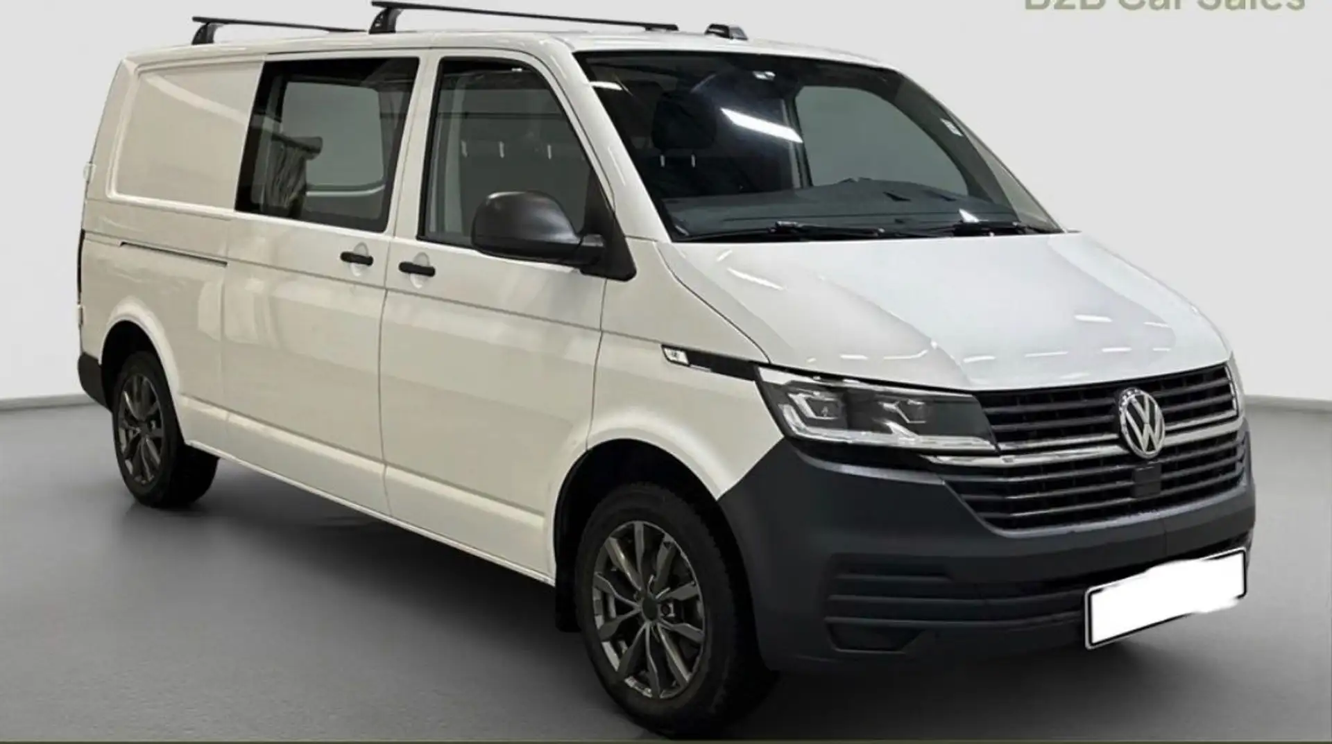 Volkswagen T6 Transporter T6.1 TRANSPORTER LANG DSG/LED/ACC/AHK/STANDHZ Weiß - 2