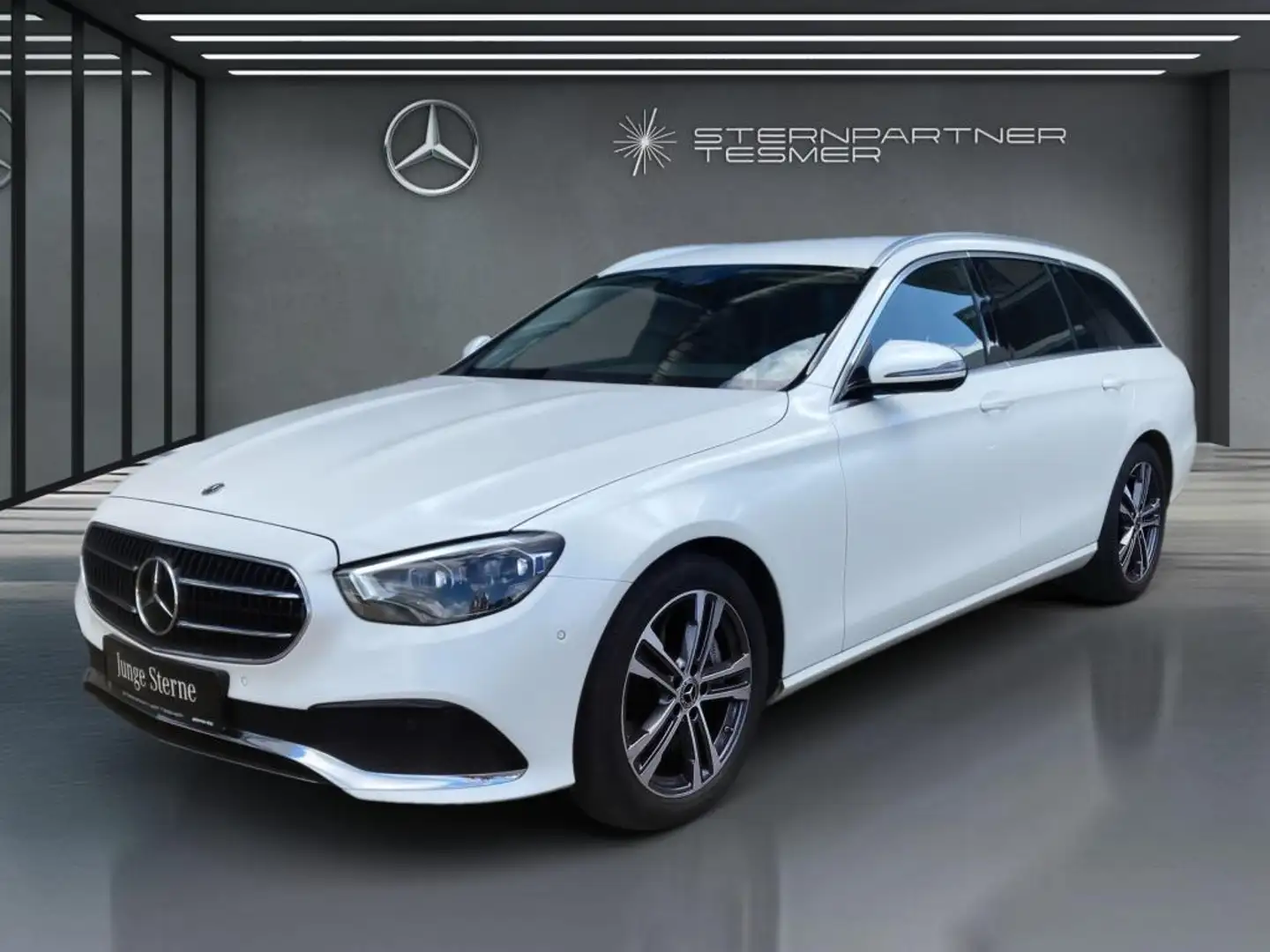 Mercedes-Benz E 400 d T 4M Avantgarde, MBEAM,DISTR.,BURM.KAM. Blanc - 2