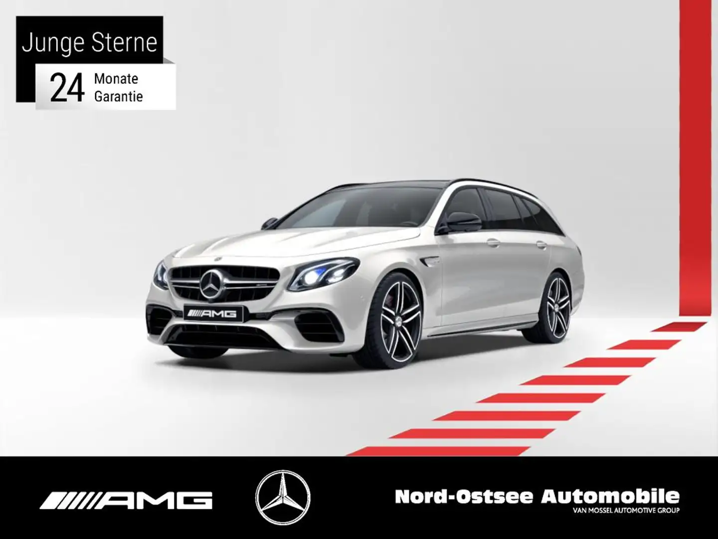 Mercedes-Benz E 63 AMG E 63 S T AMG 4M+ COMAND PANO 360 DISTRO NIGHT Alb - 1