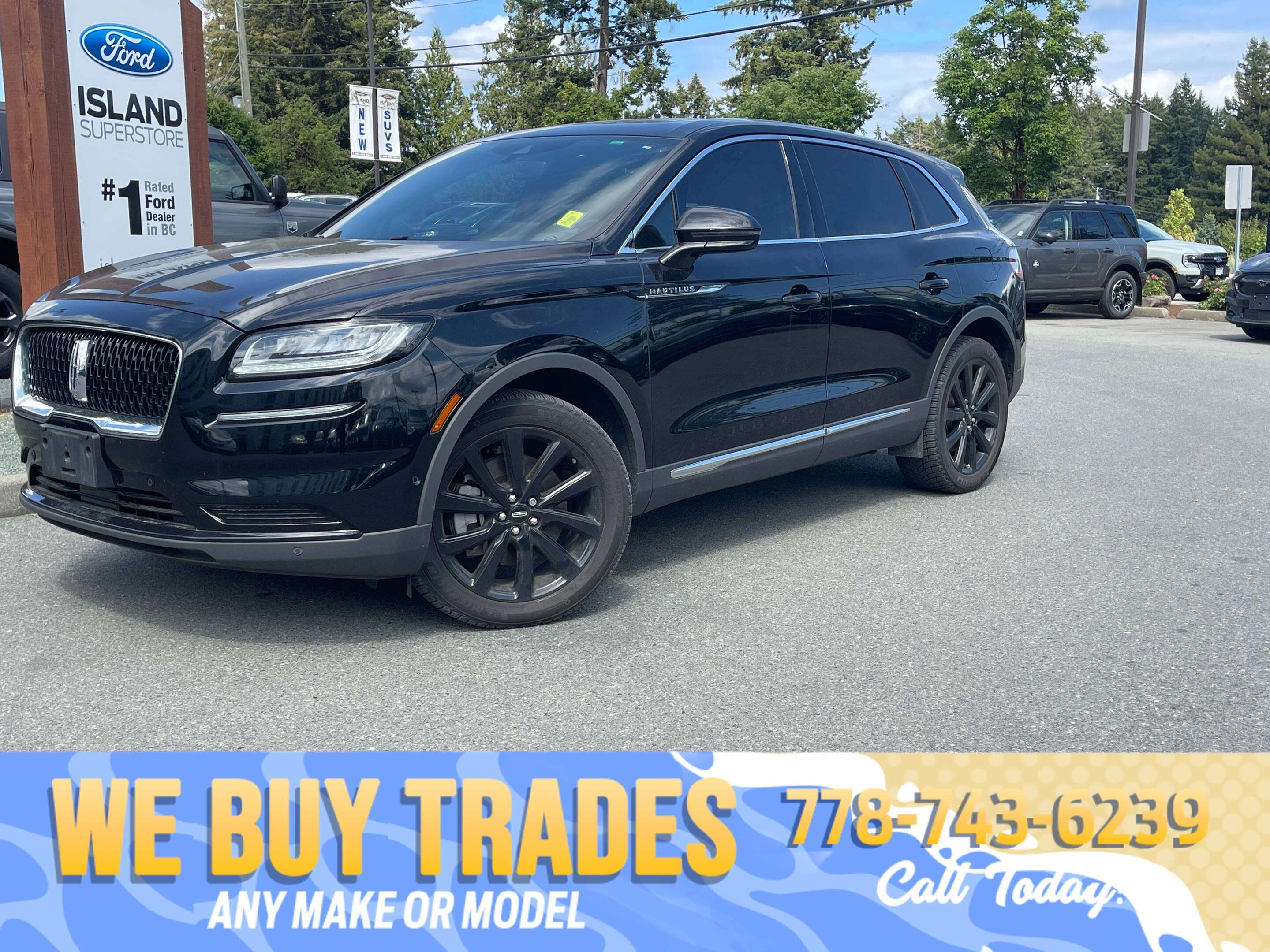 Black 2022 Lincoln Nautilus SUV / Crossover All-Wheel Drive Automatic
