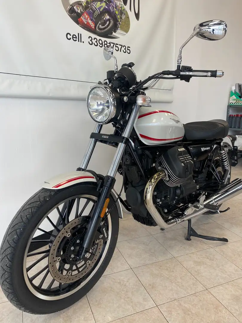 Moto Guzzi V 9 V9 ROAMER Blanco - 2